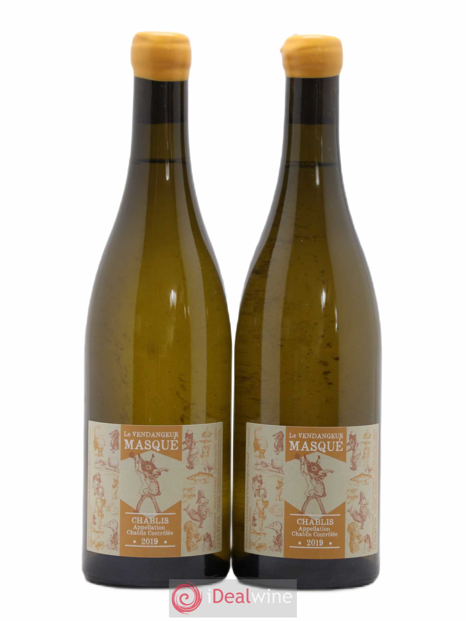 Chablis Le Vendangeur Masqué 2019 - Lot de 2 bouteilles - 0