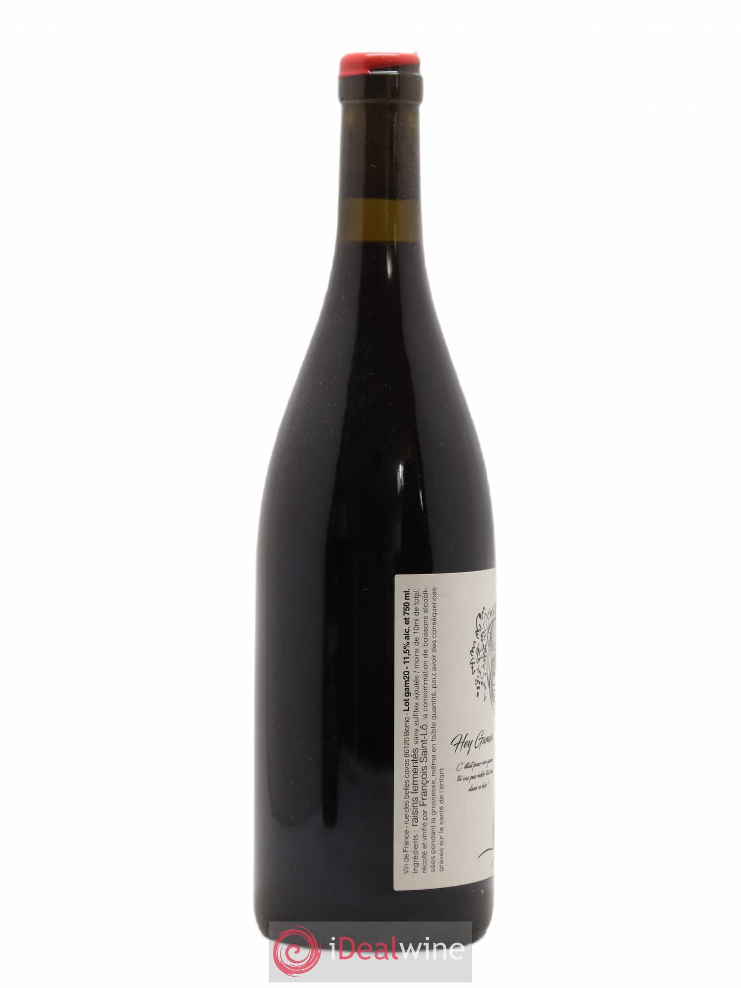 Vin de France Hey Gamin Francois Saint-Lo 2020 - Lot de 1 bouteille - 1