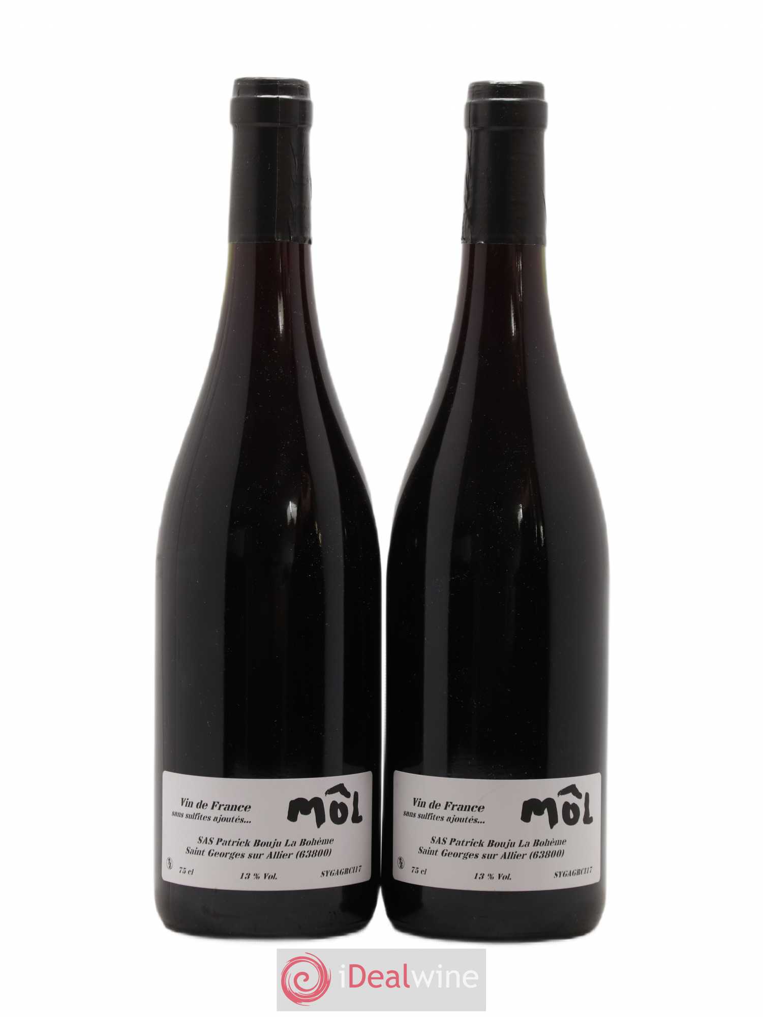 Vin de France Môl Patrick Bouju - La Bohème 2017 - Lot de 2 bouteilles - 1
