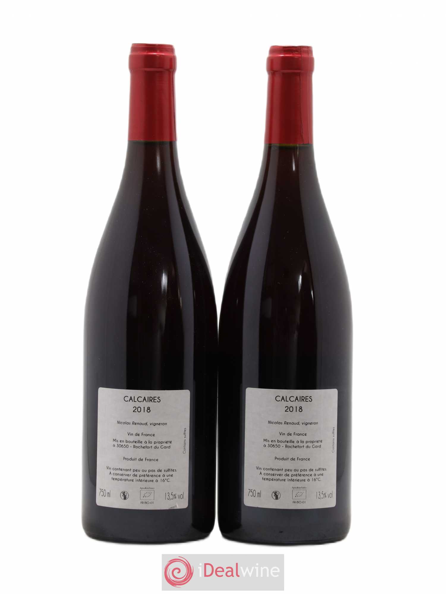 Vin de France Calcaires Clos des Grillons 2018 - Lot de 2 bouteilles - 1