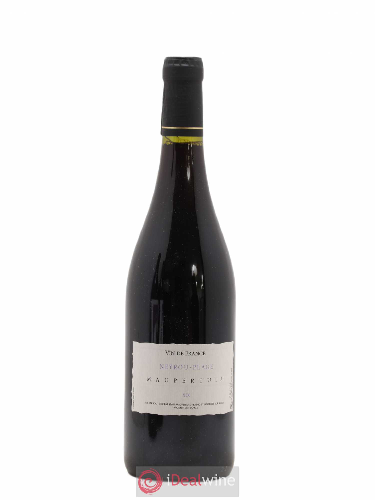 Vin de France Neyrou Plage Jean Maupertuis 2019 - Lot de 1 bouteille - 0