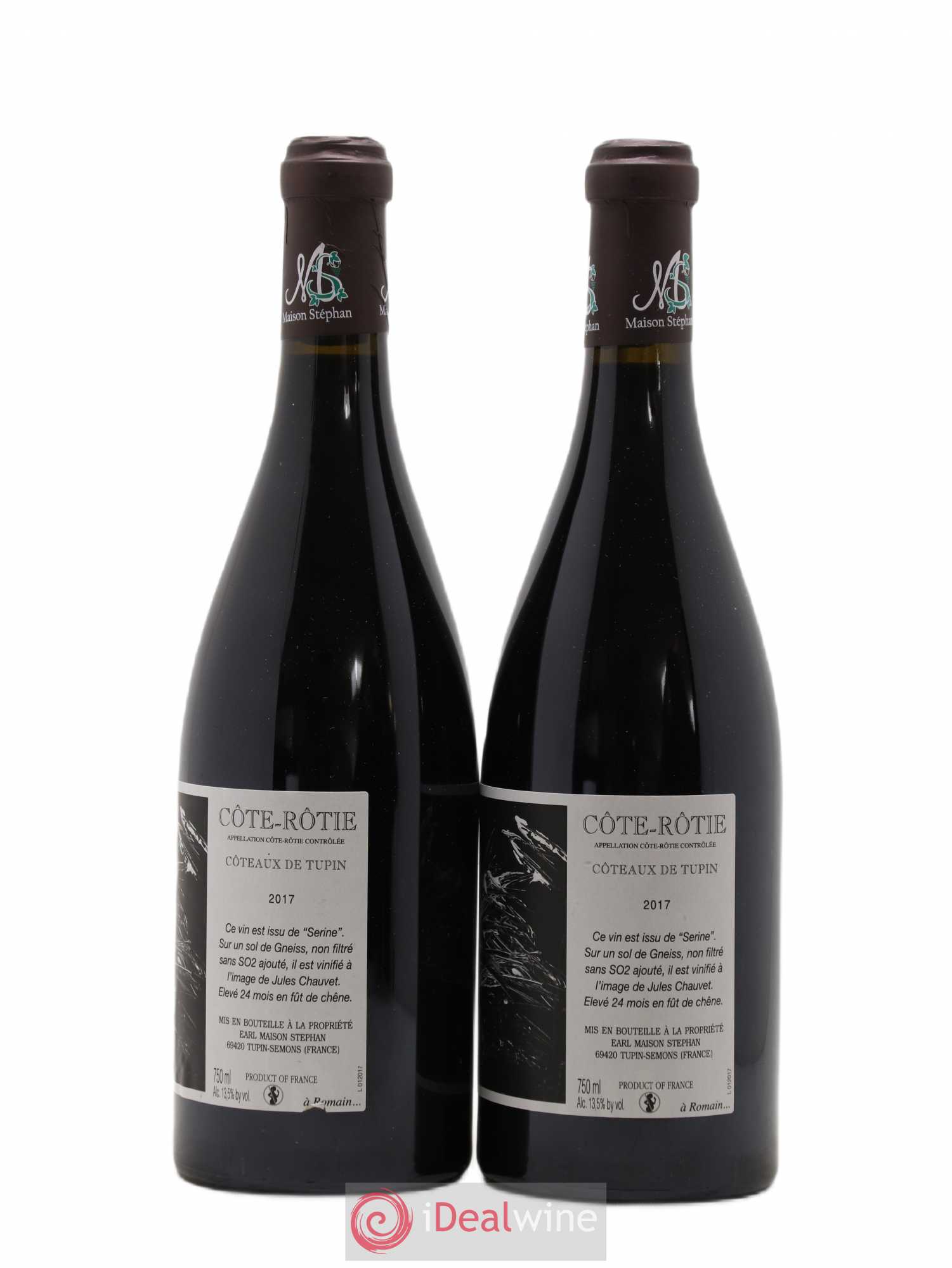 Côte-Rôtie Coteaux de Tupin Jean-Michel Stephan 2017 - Lot de 2 bouteilles - 1