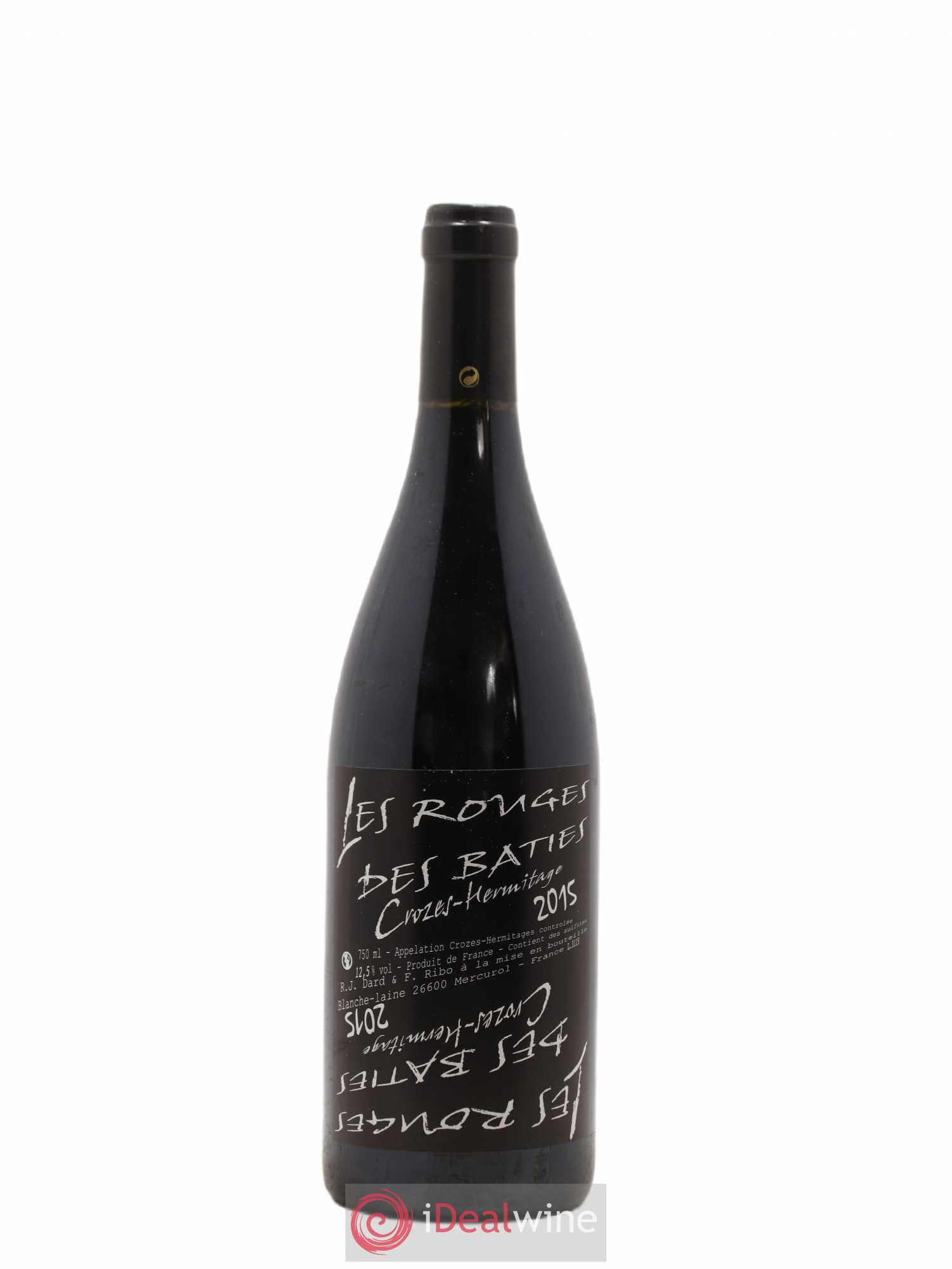 Crozes-Hermitage Les Rouges des Bâties Dard et Ribo (Domaine) 2015 - Lot of 1 bottle - 0