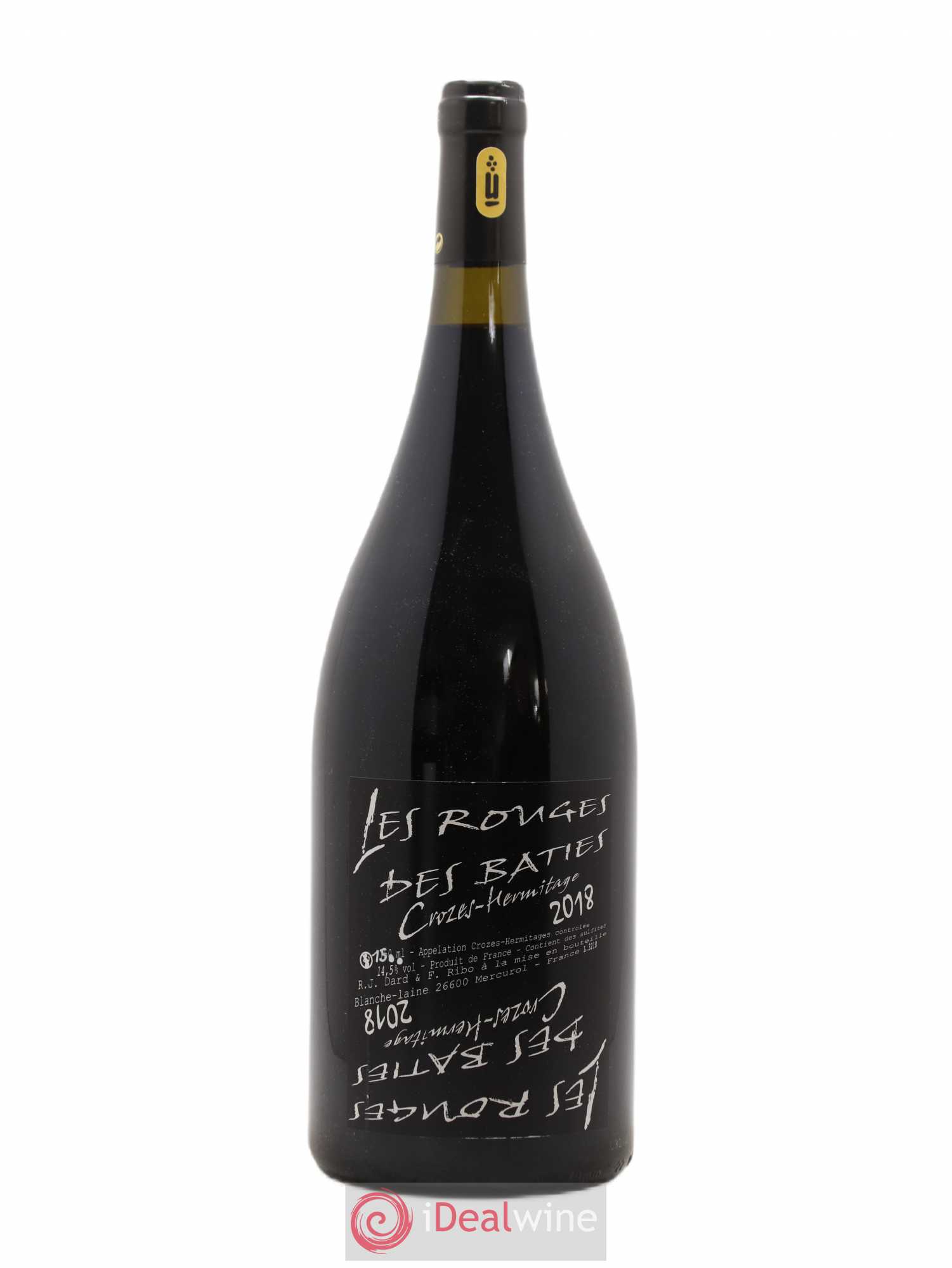 Crozes-Hermitage Les Rouges des Bâties Dard et Ribo (Domaine) 2018 - Lot of 1 magnum - 0