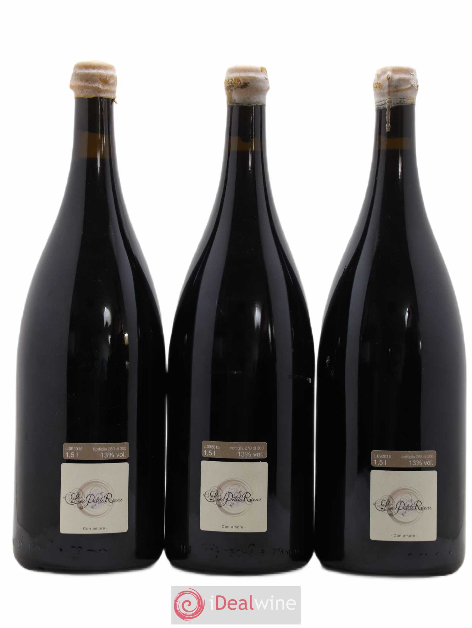 Italie Vino Rosso Enfantillage Les Petits Riens 2015 - Posten von 3 Magnum - 1