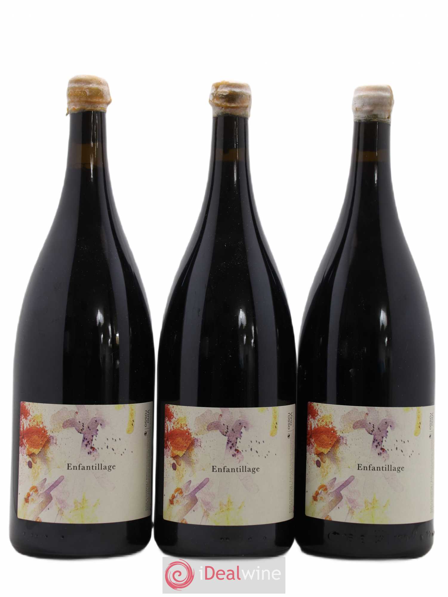 Italie Vino Rosso Enfantillage Les Petits Riens 2015 - Posten von 3 Magnum - 0