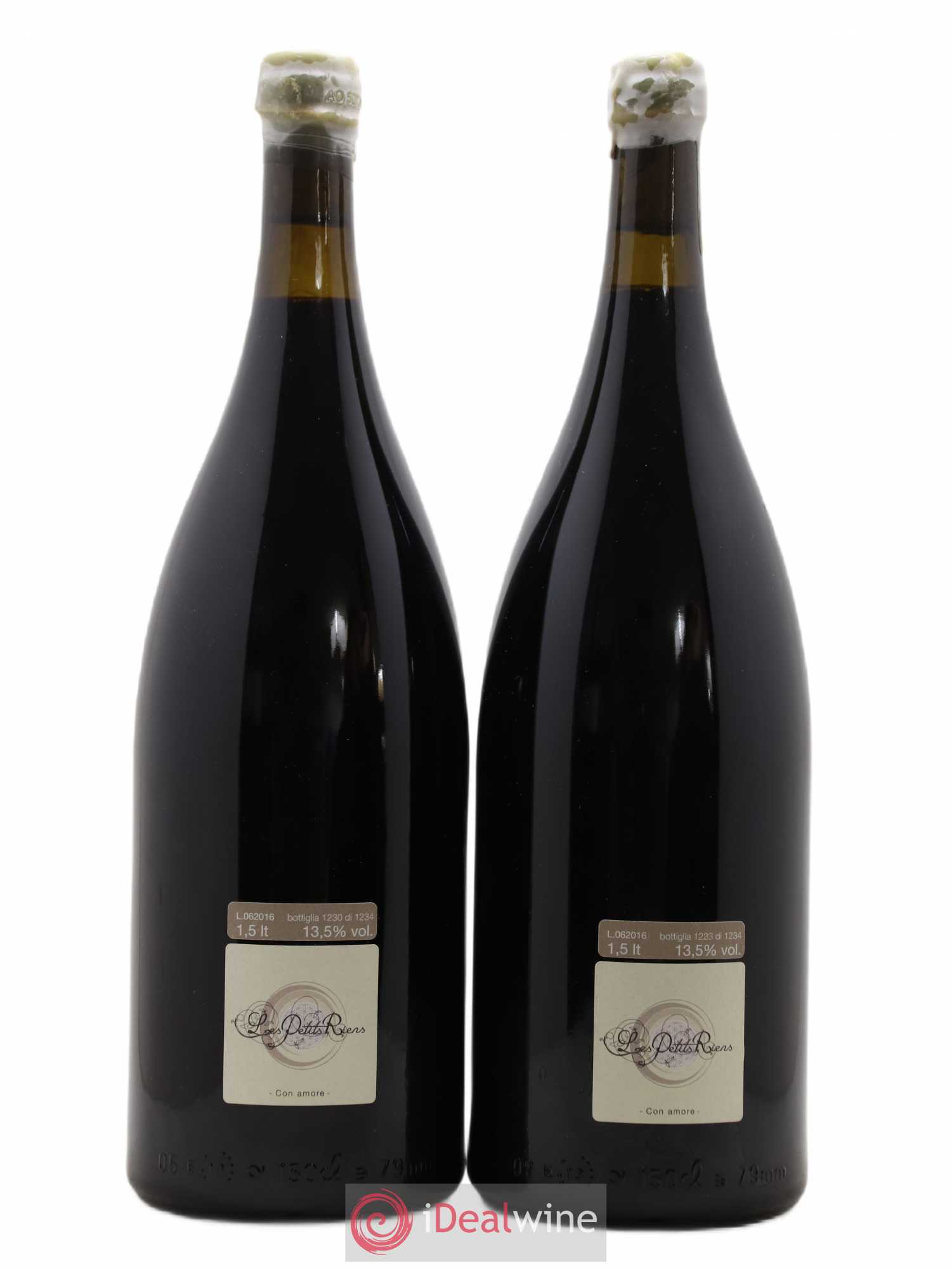 Italie Vino Rosso Ici Et Maintenant Les Petits Riens 2016 - Posten von 2 Magnum - 1