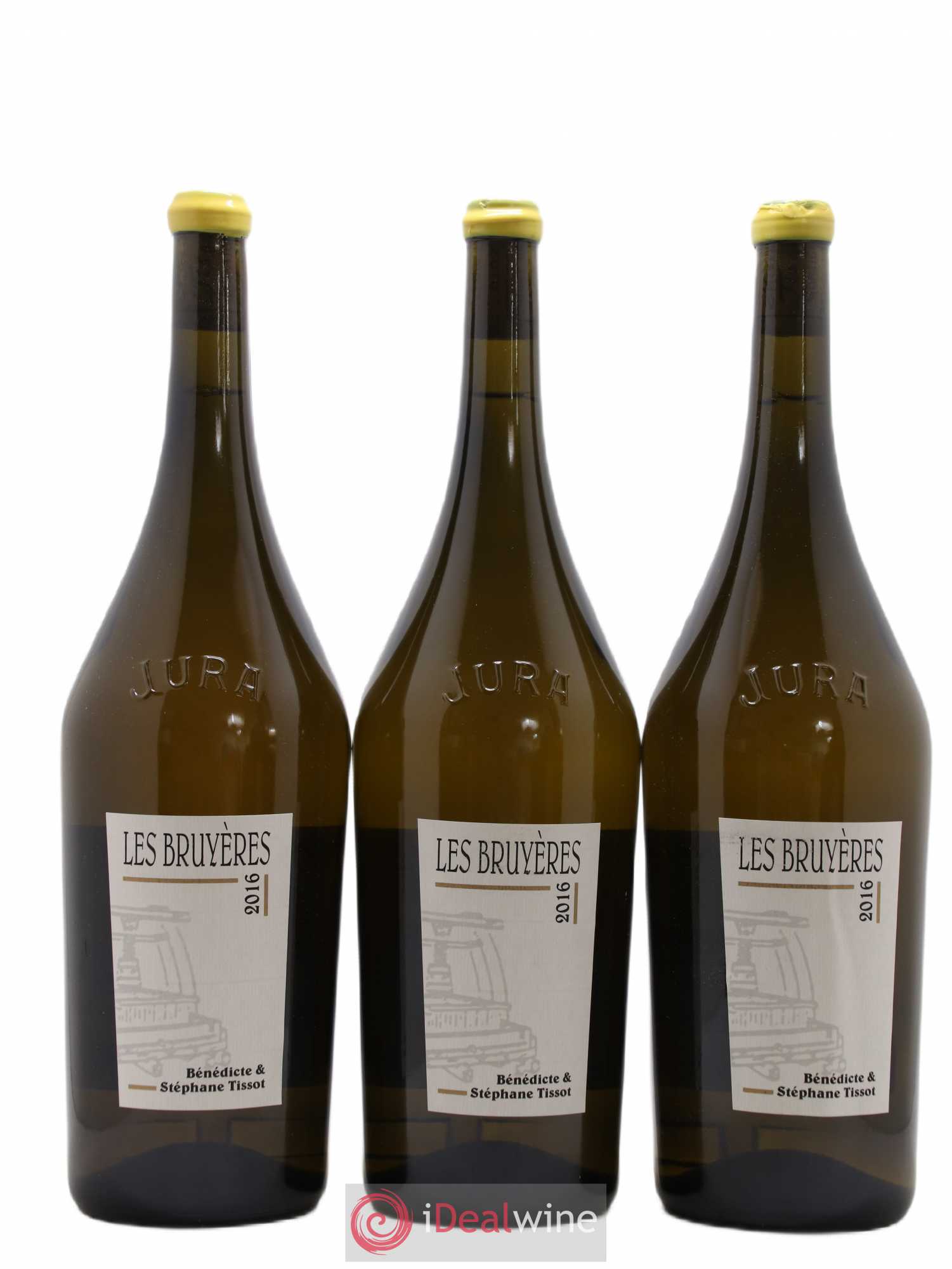 Arbois Chardonnay Les Bruyères Bénédicte et Stéphane Tissot 2016 - Lot de 3 magnums - 0