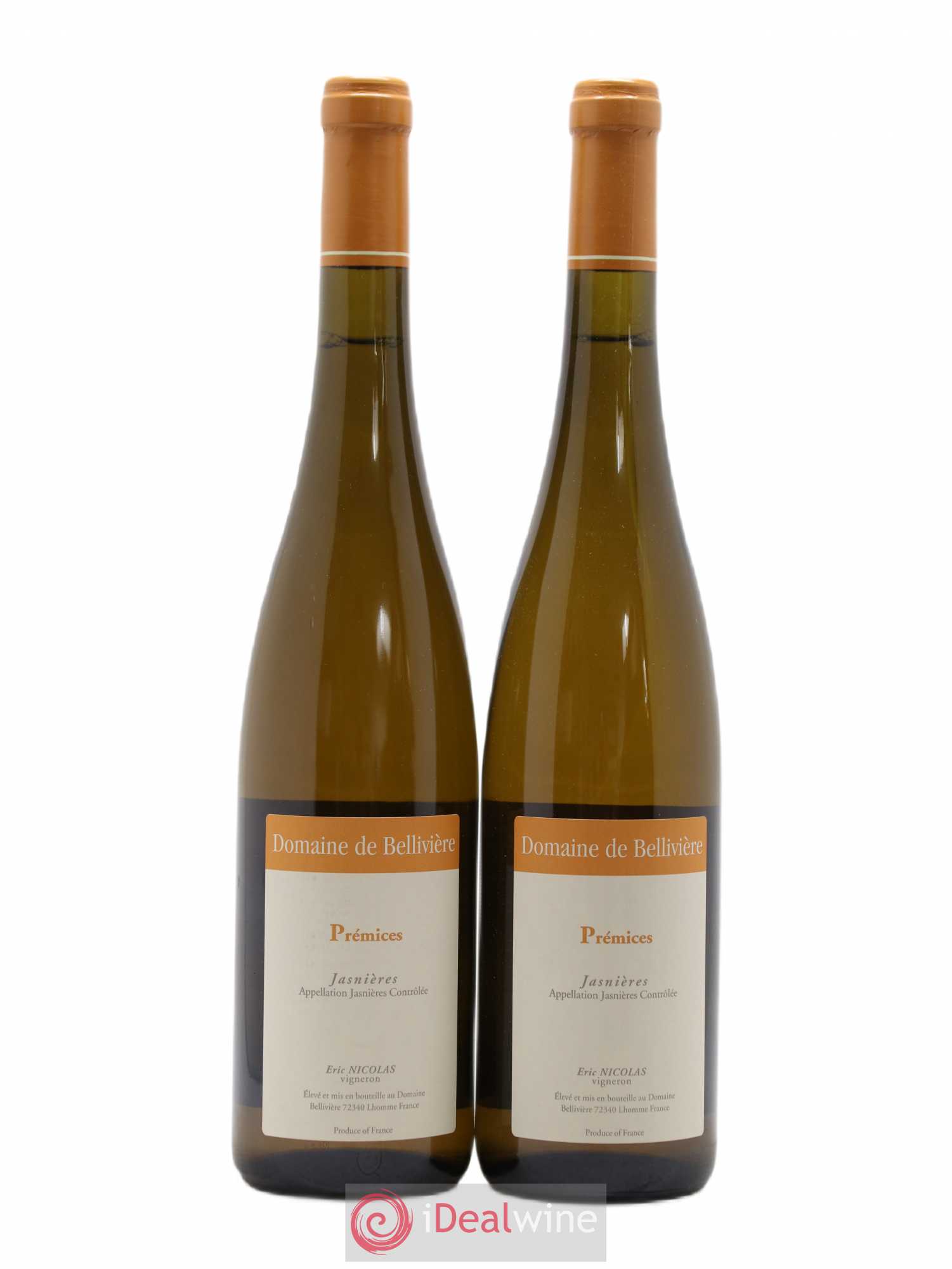 Jasnières Les Prémices Domaine de Bellivière 2017 - Lot de 2 bouteilles - 0