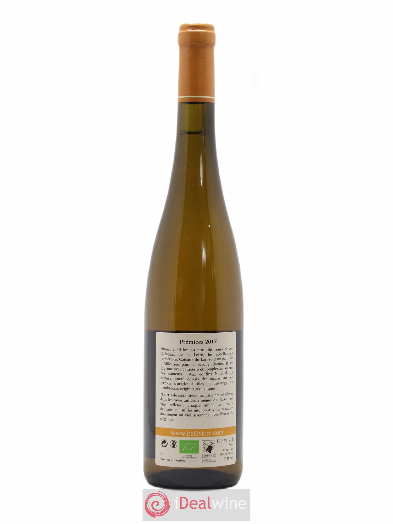 Jasnières Les Prémices Domaine de Bellivière 2017 - Lot de 1 bouteille - 1