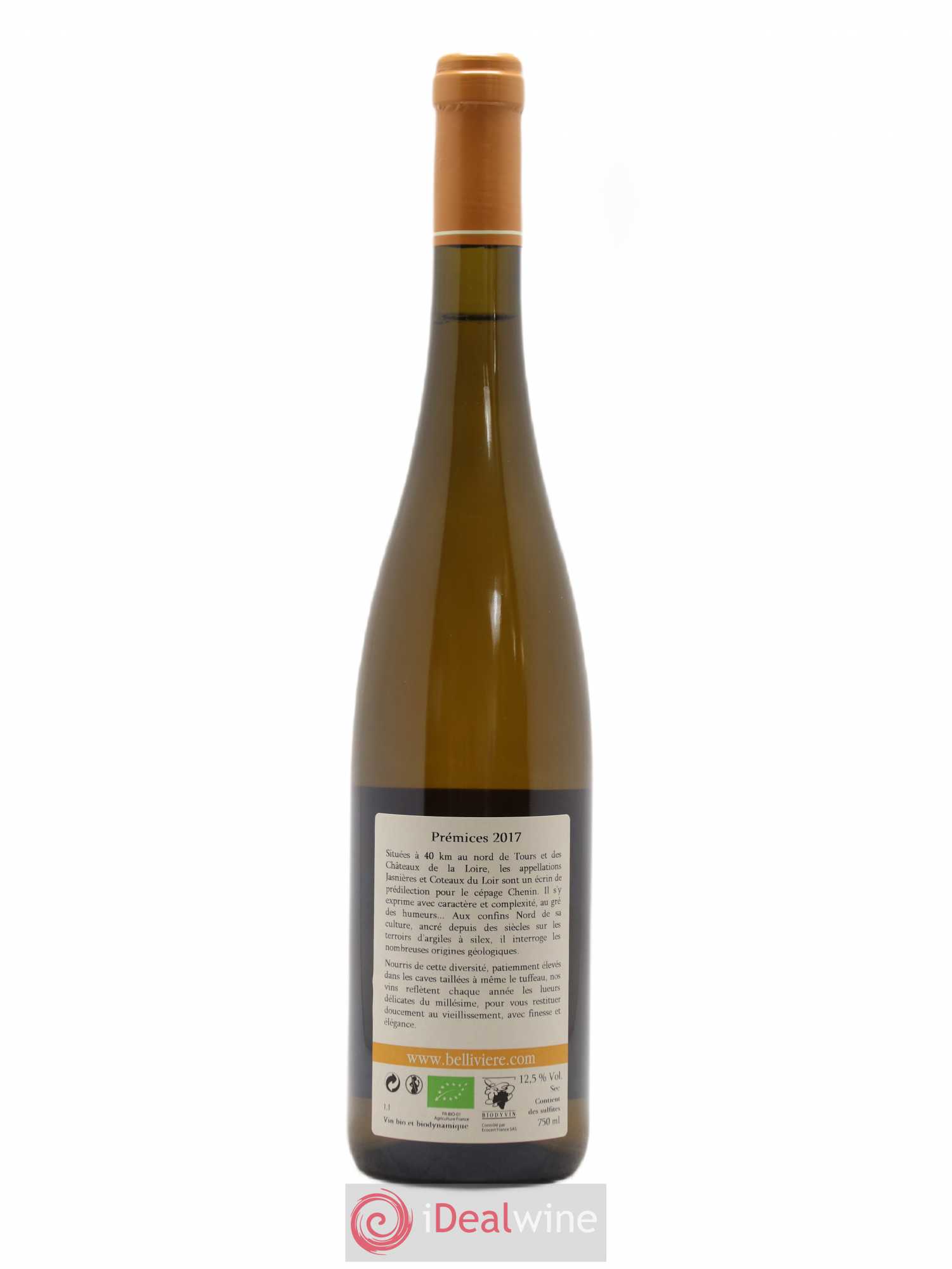Jasnières Les Prémices Domaine de Bellivière 2017 - Lot de 1 bouteille - 1