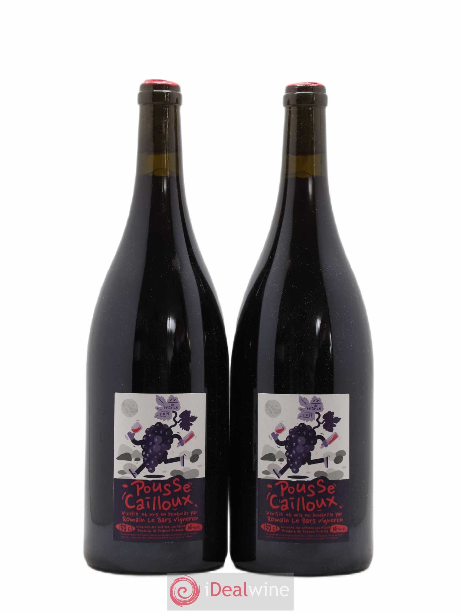 Vin de France Pousse Cailloux Romain Le Bard 2019 - Posten von 2 Magnum - 0