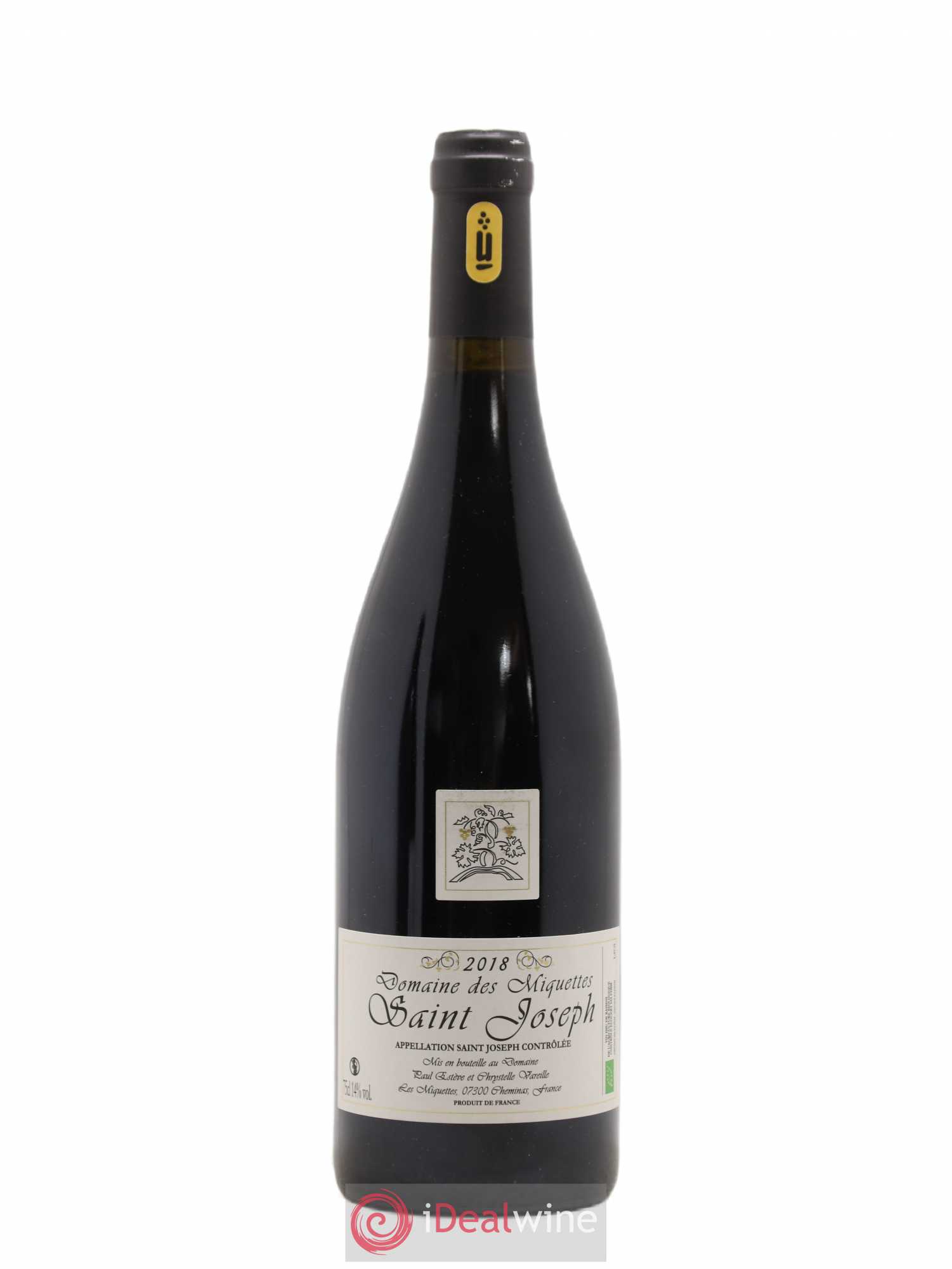 Saint-Joseph Miquettes (Domaine des) 2018 - Lot de 1 bouteille - 0