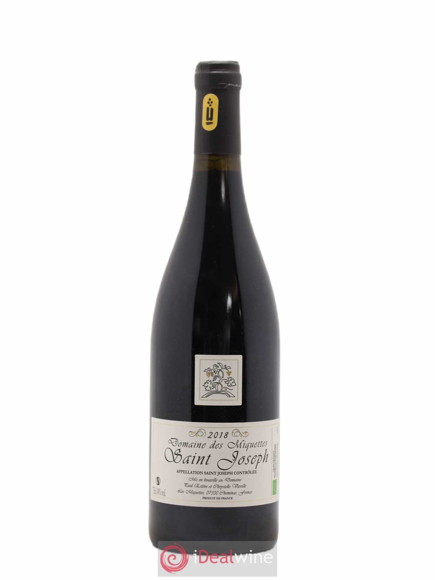 Saint-Joseph Miquettes (Domaine des) 2018 - Lot de 1 bouteille - 0