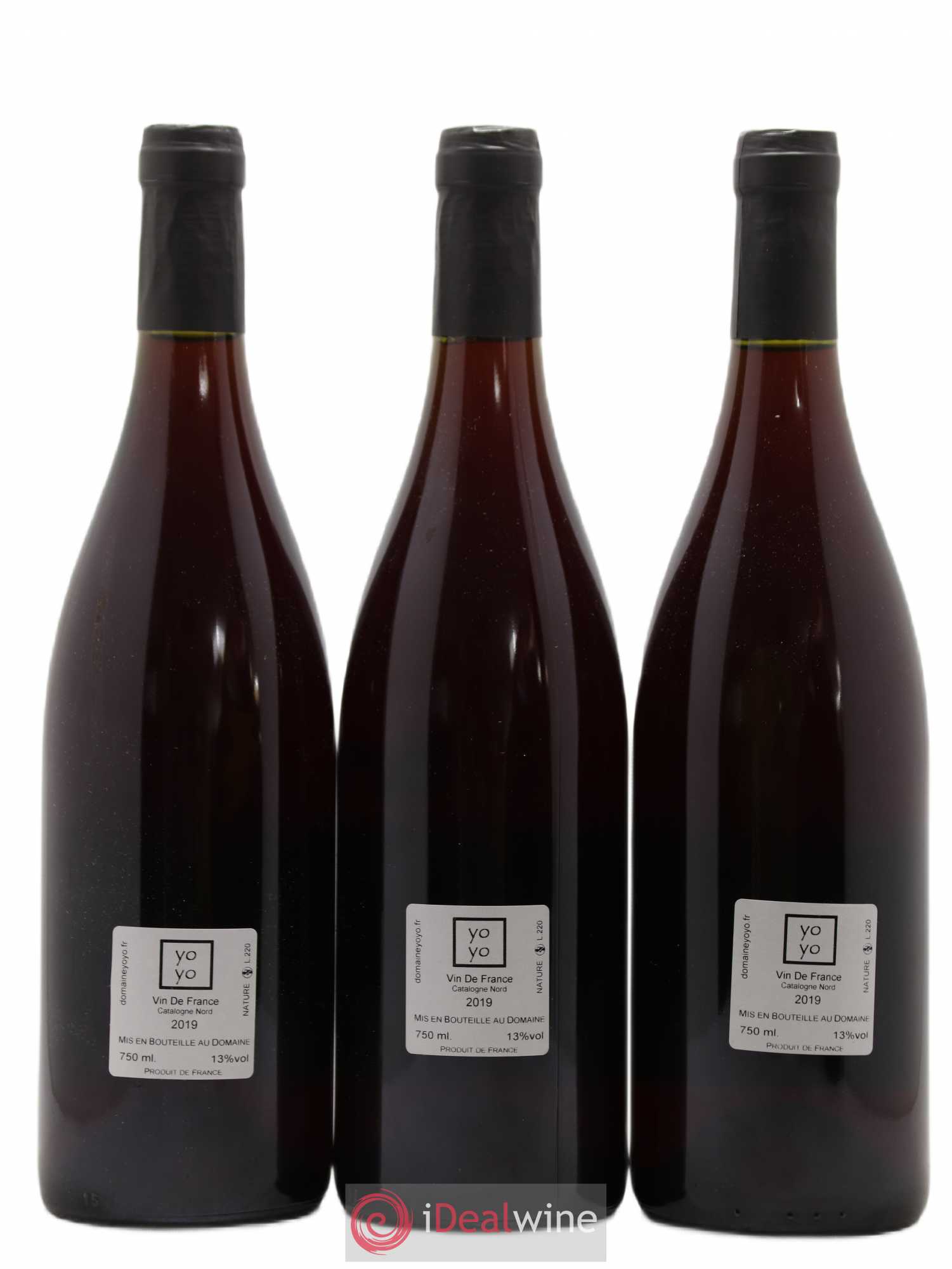 Vin de France Chime R Domaine Yoyo 2019 - Lot de 3 bouteilles - 1