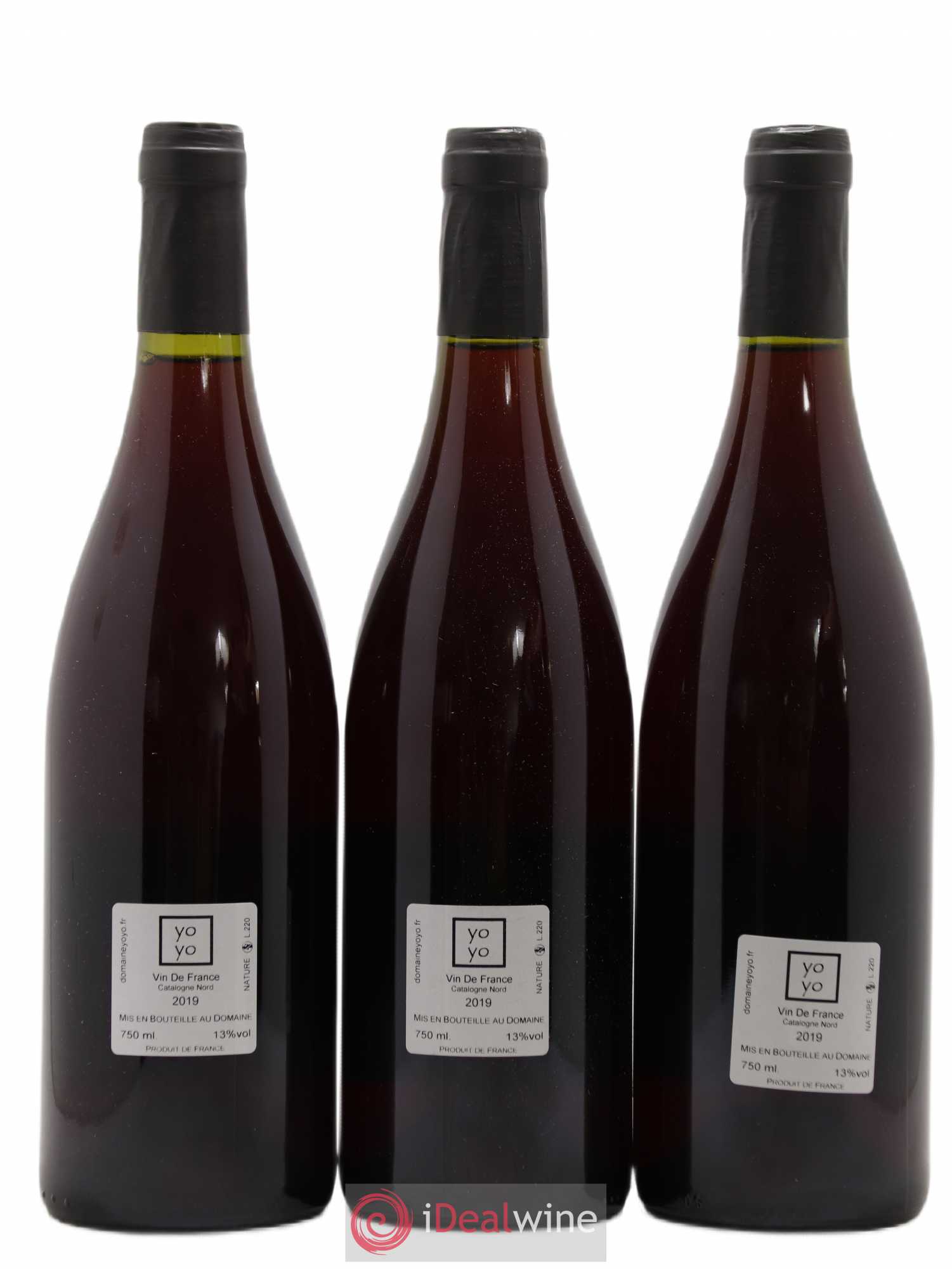 Vin de France Chime R Domaine Yoyo 2019 - Lot de 3 bouteilles - 1