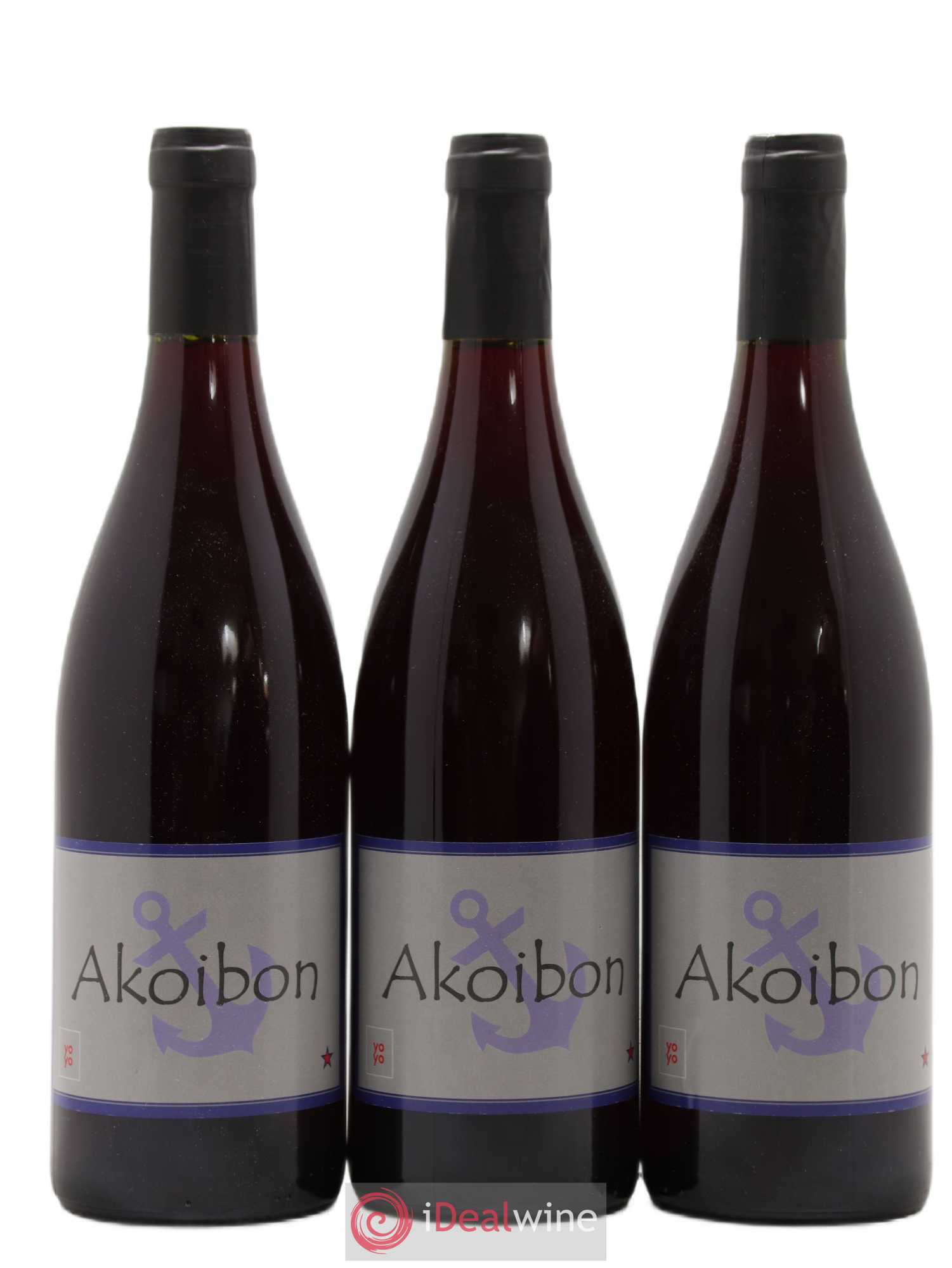 Vin de France Akoibon Domaine Yoyo 2019 - Lot de 3 bouteilles - 0