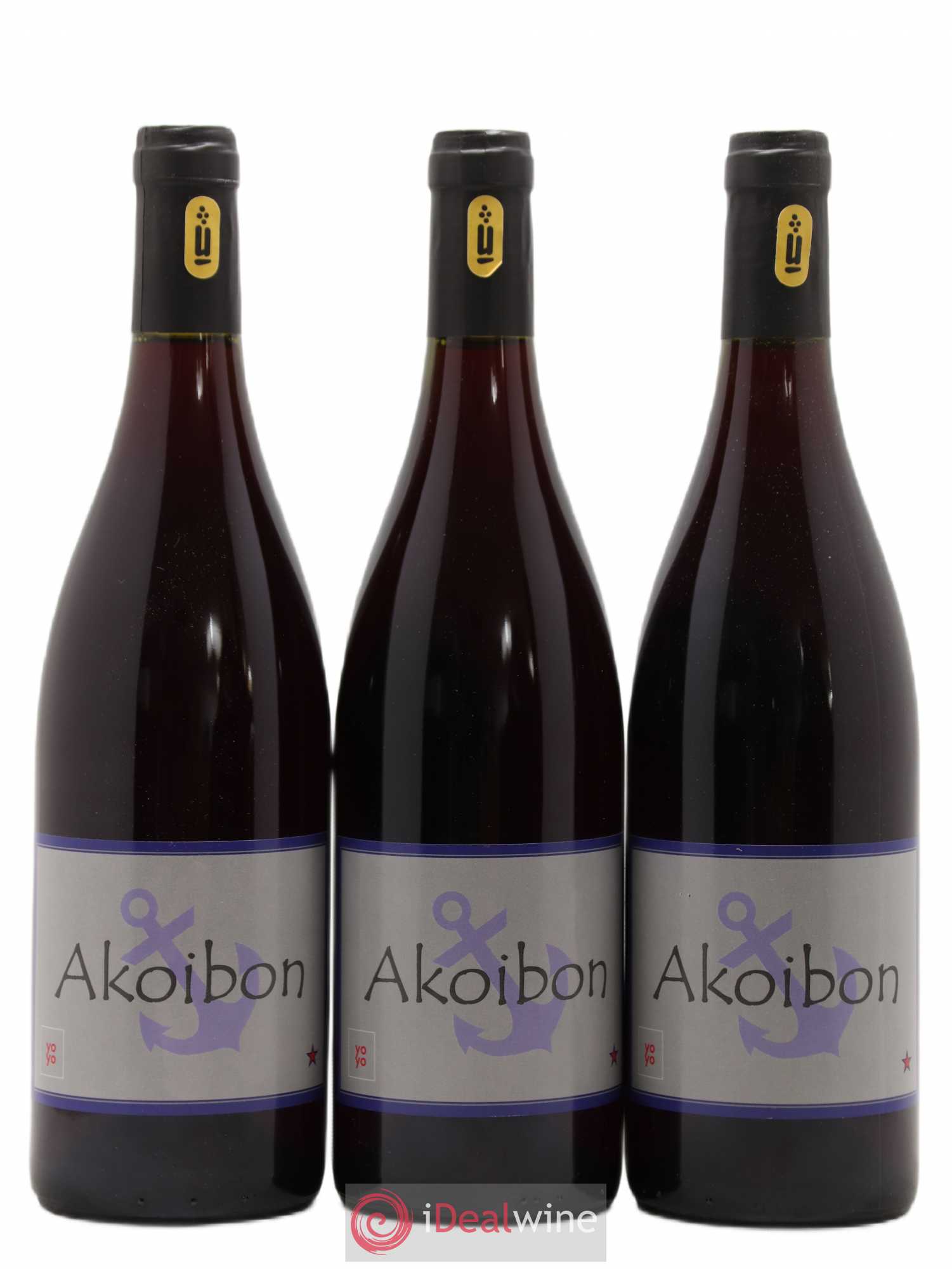 Vin de France Akoibon Domaine Yoyo 2019 - Lot de 3 bouteilles - 0