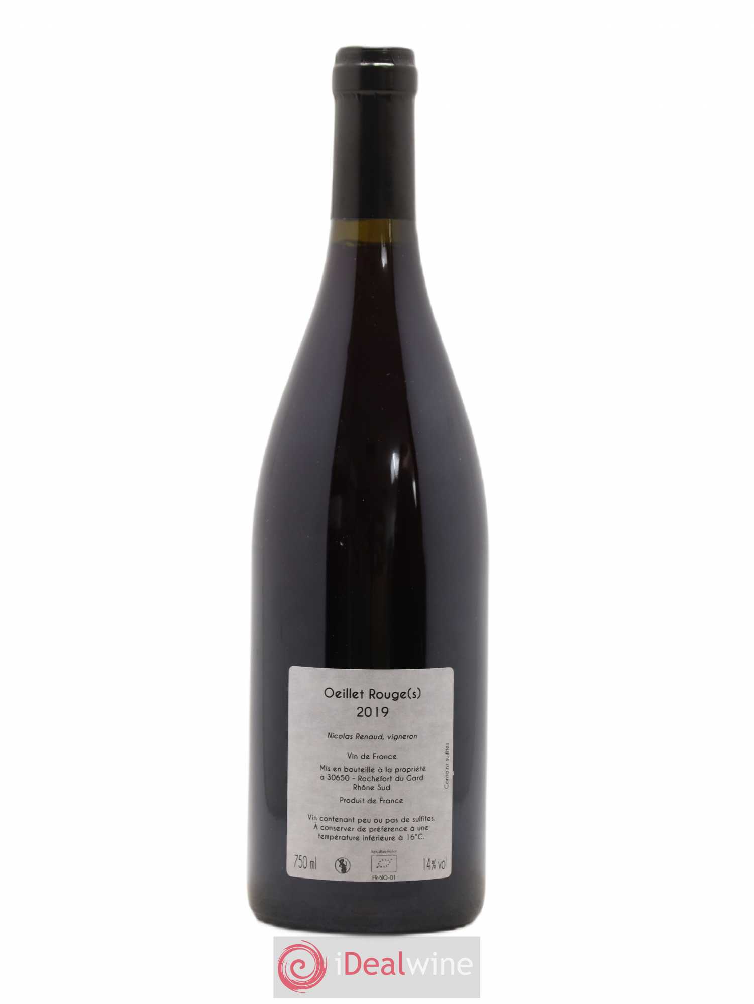 Vin de France Oeillet rouge Clos des Grillons 2019 - Posten von 1 Flasche - 1