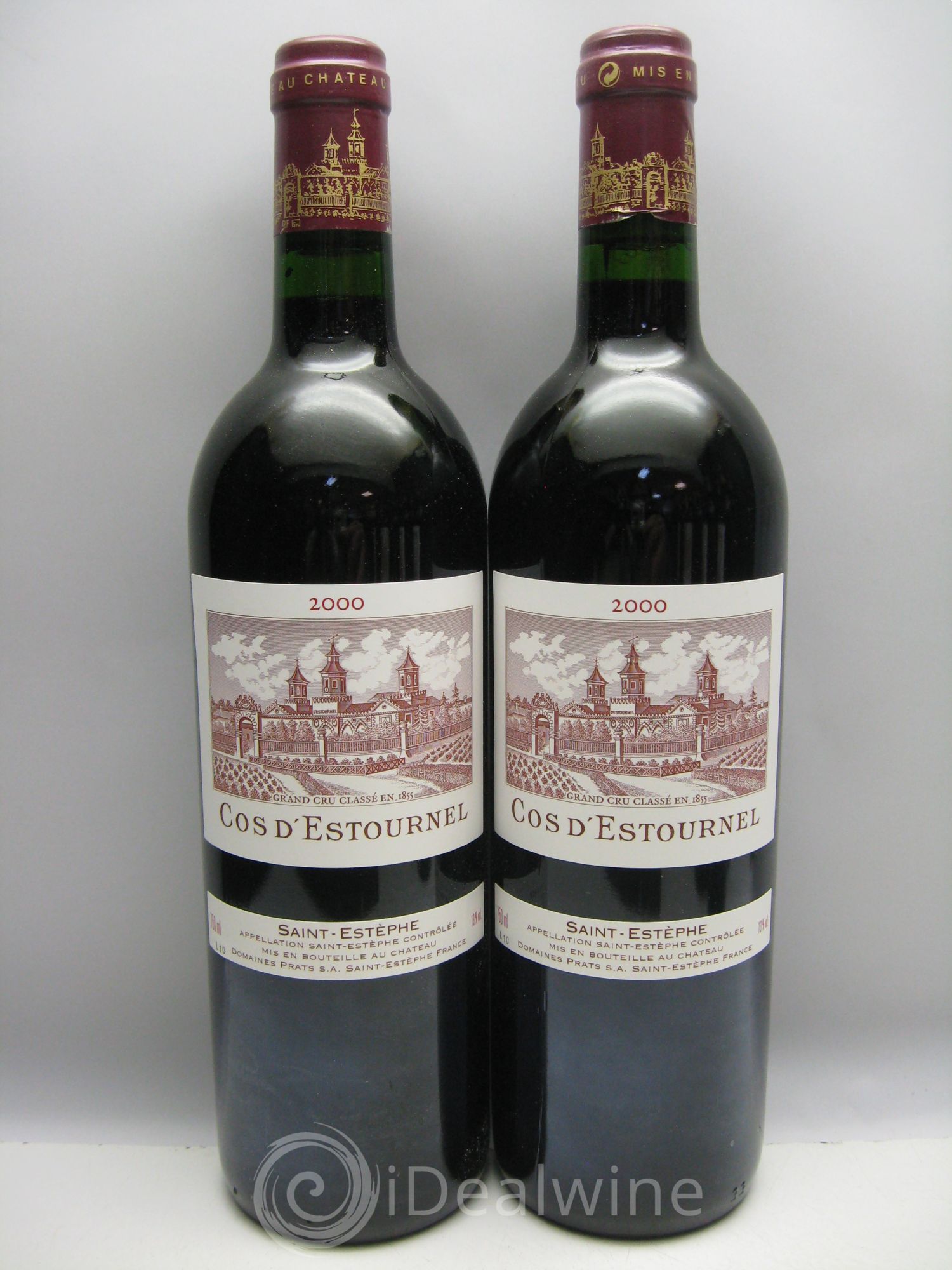 Cos d'Estournel 2ème Grand Cru Classé 2000 - Lot de 12 bouteilles - 0