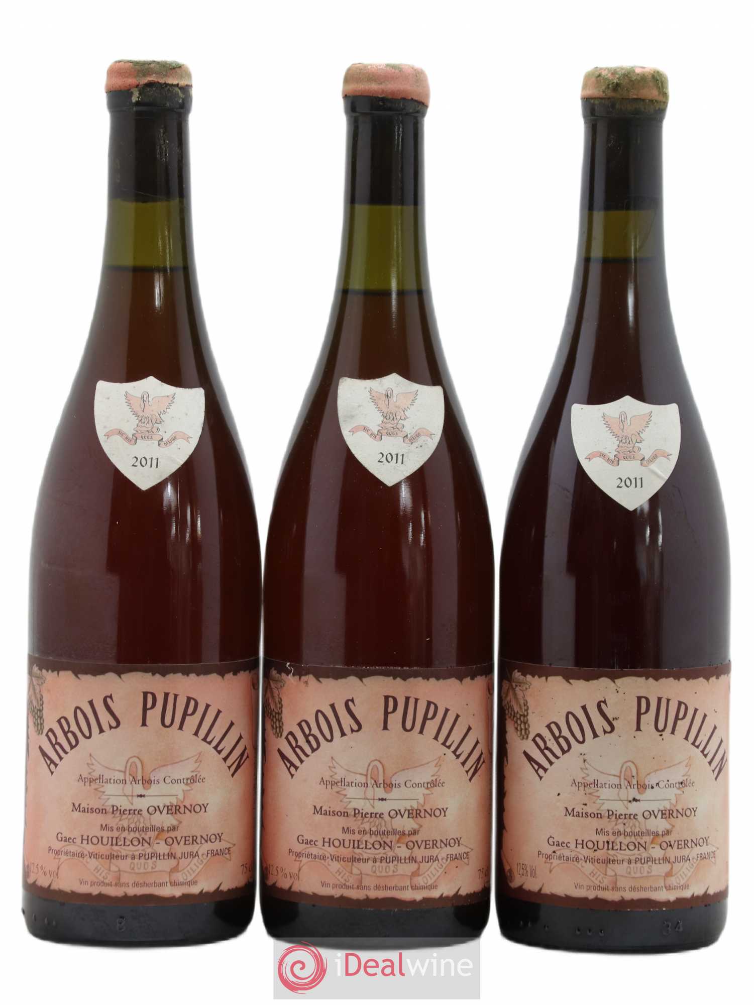 Arbois-Pupillin Poulsard (cire rouge) Overnoy-Houillon (Domaine) 2011 - Lot de 3 bouteilles - 0