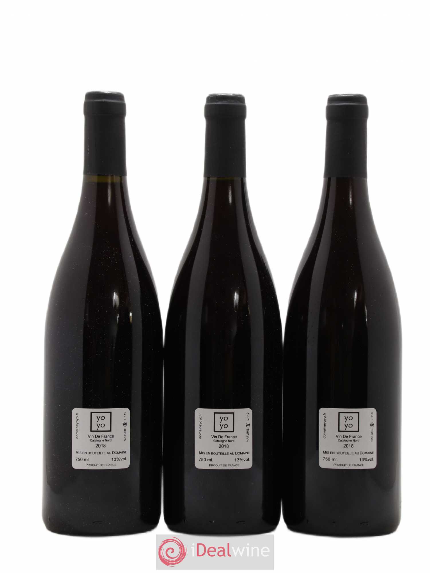 Vin de France La Tranchée Domaine Yoyo 2018 - Lot de 3 bouteilles - 1