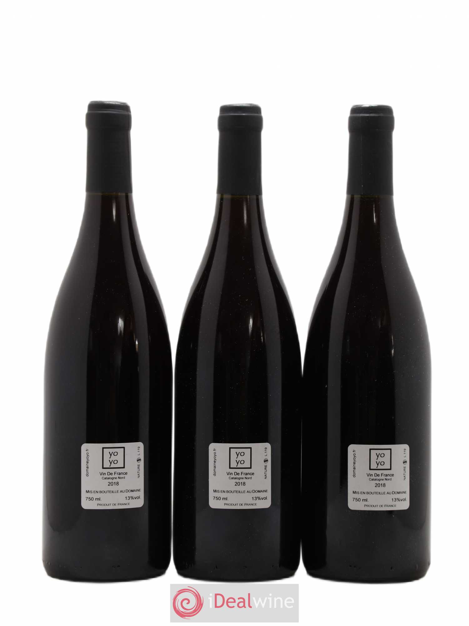 Vin de France La Tranchée Domaine Yoyo 2018 - Lot de 3 bouteilles - 1