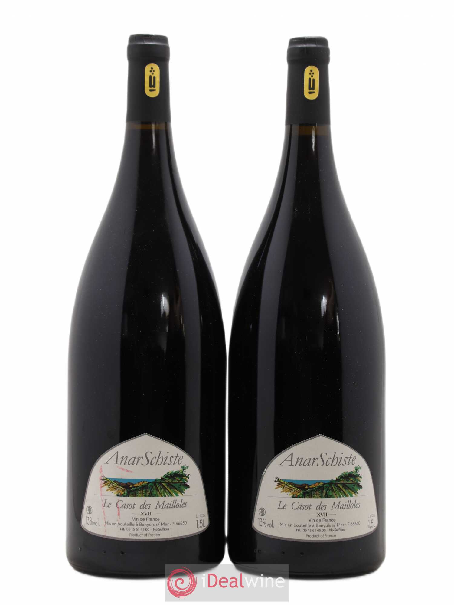 Vin de France Anarschiste Casot Des Mailloles 2017 - Posten von 2 Magnum - 0