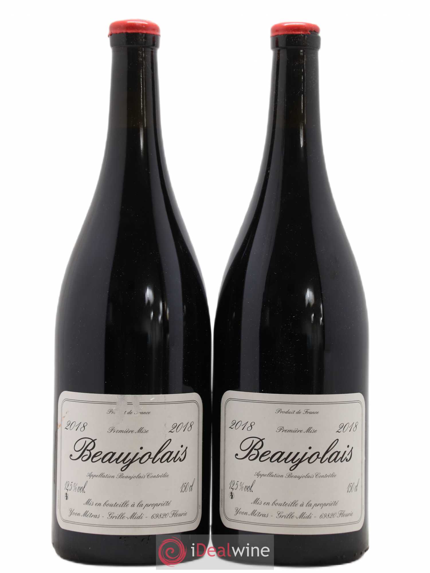 Beaujolais Yvon Métras 2018 - Lot de 2 magnums - 0