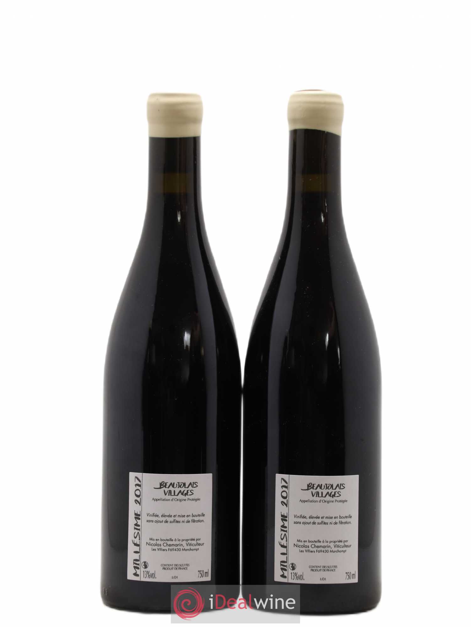 Beaujolais Le Rocher Nicolas Chemarin 2017 - Lot de 2 bouteilles - 1