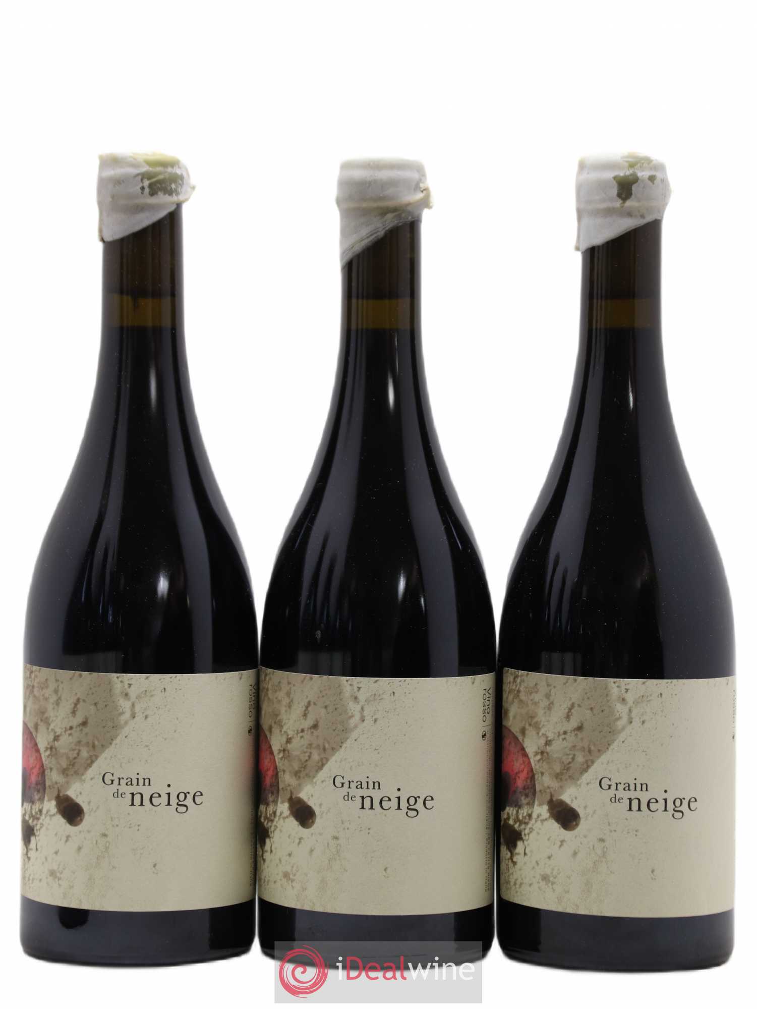Italie Vino Rosso Grain De Neige Les Petits Riens 2016 - Posten von 3 Flaschen - 0