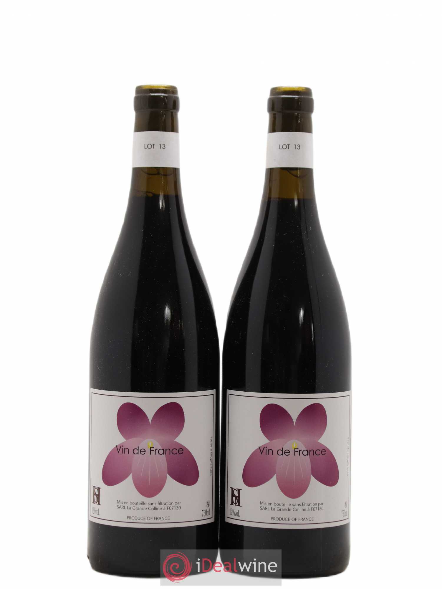 Vin de France (Ex Saint-Joseph) Hirotake Ooka - Domaine La Grande Colline 2013 - Lot de 2 bouteilles - 0