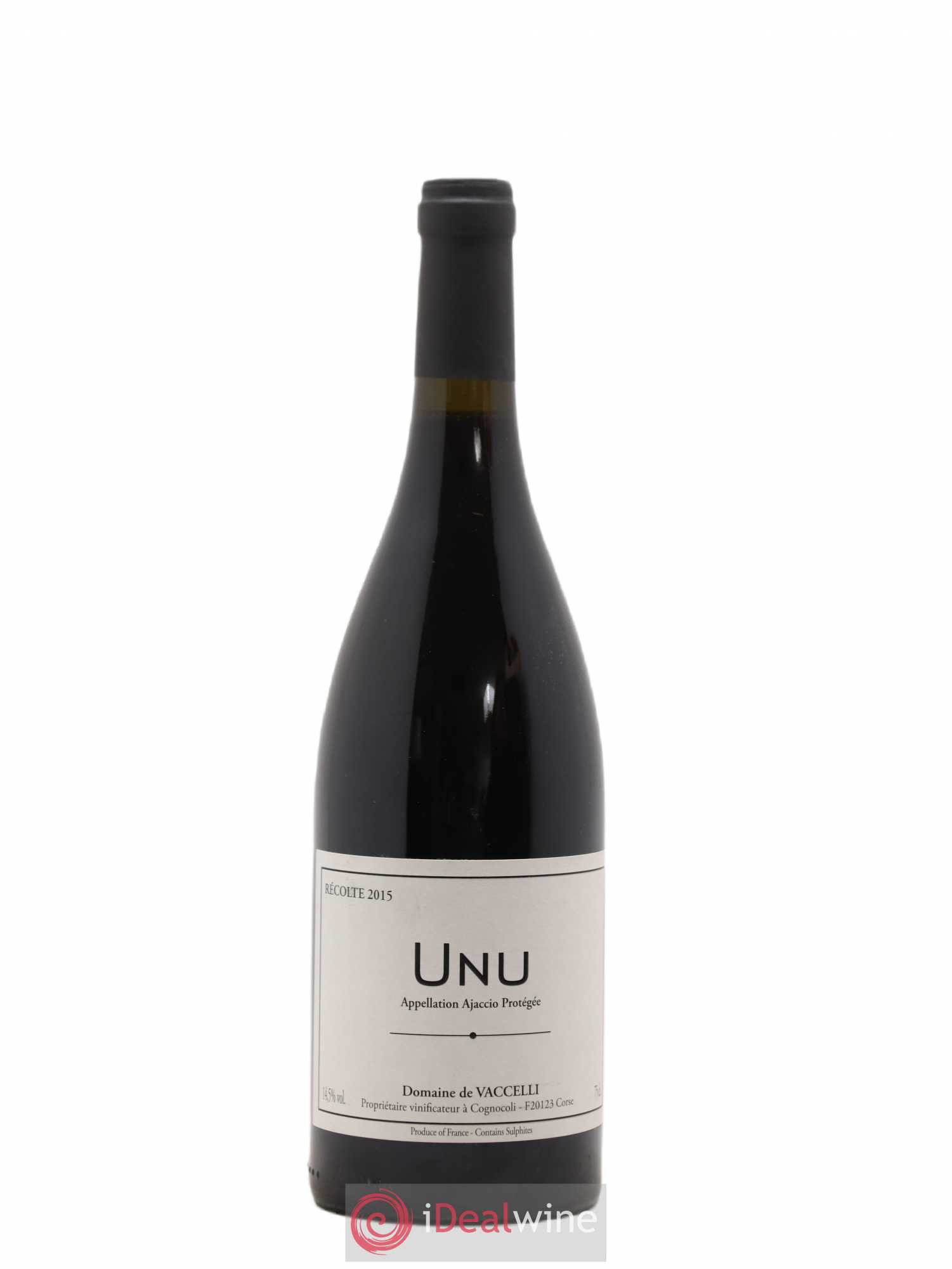 Ajaccio Unu Vaccelli 2015 - Lot de 1 bouteille - 0