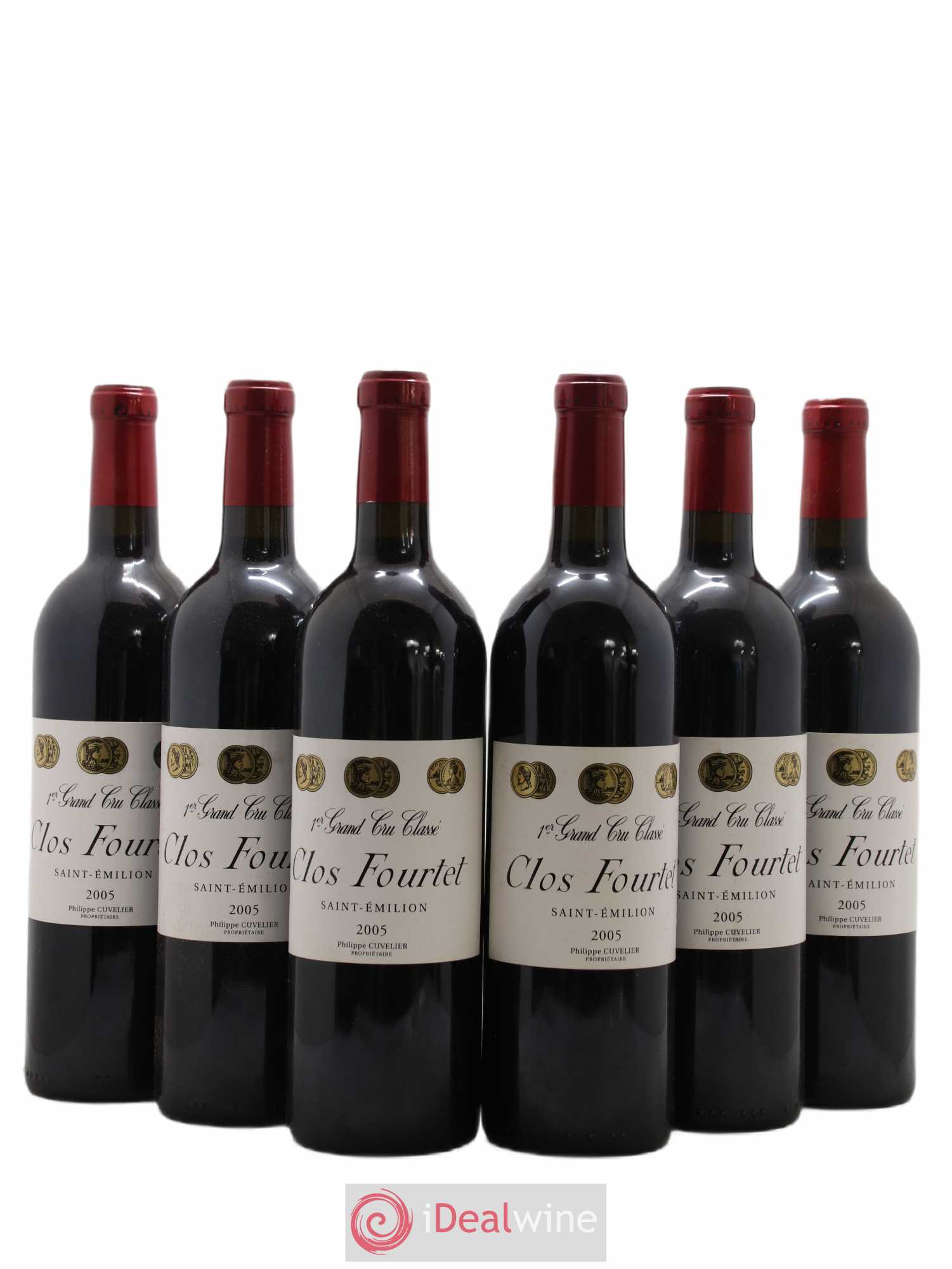 Clos Fourtet 1er Grand Cru Classé B 2005 - Lot de 6 bouteilles - 0