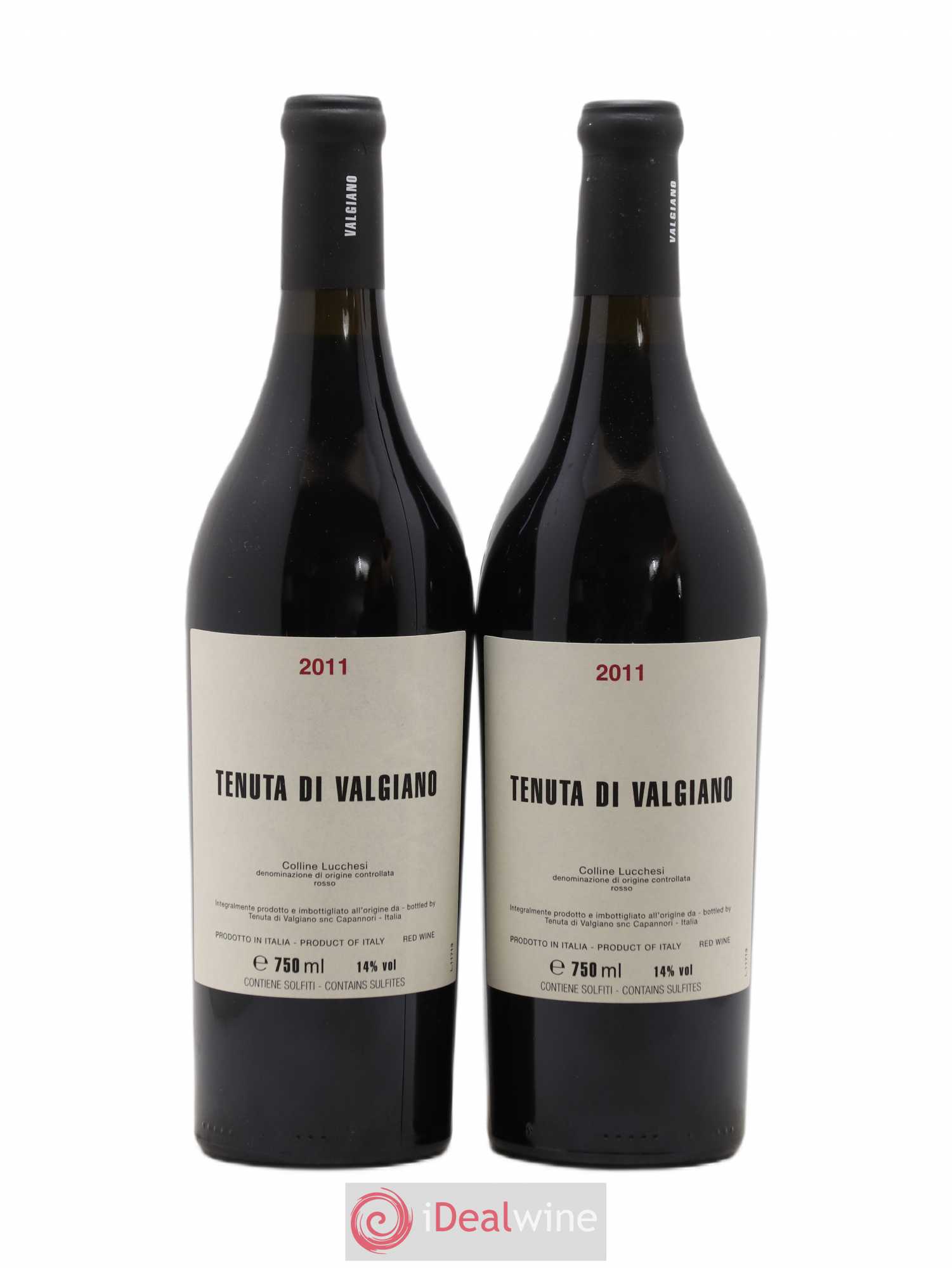 Colline Lucchesi DOC Tenuta di Valgiano 2011 - Lot de 2 bouteilles - 0