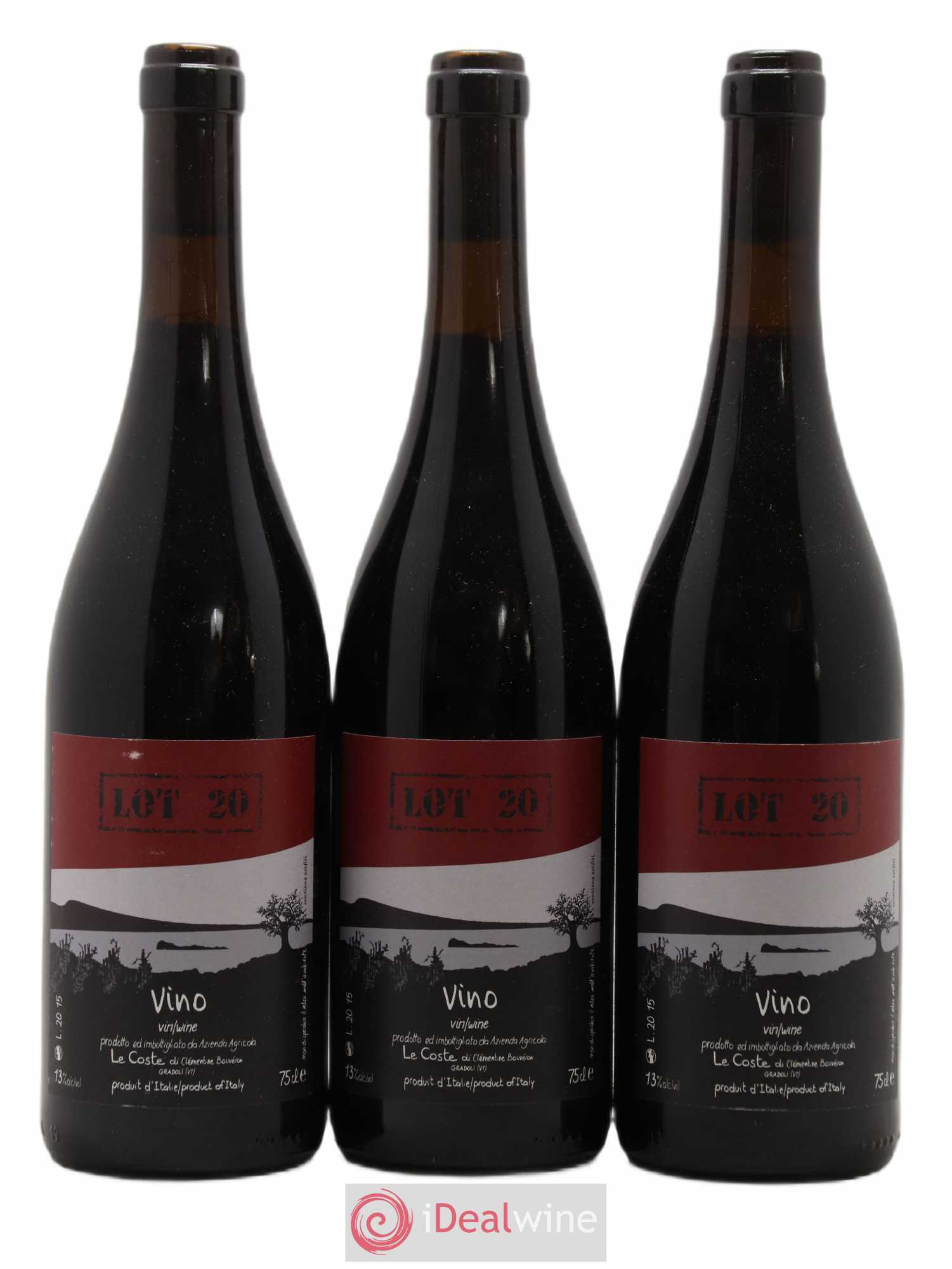 Italie Vino Lot 20 Coste 2020 - Posten von 3 Flaschen - 0