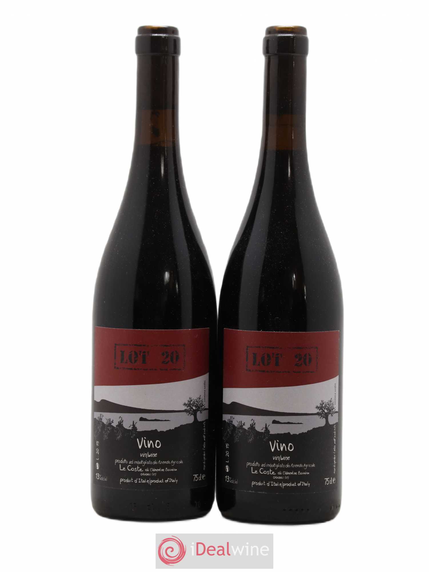 Italie Vino Lot 20 Coste 2020 - Posten von 2 Flaschen - 0