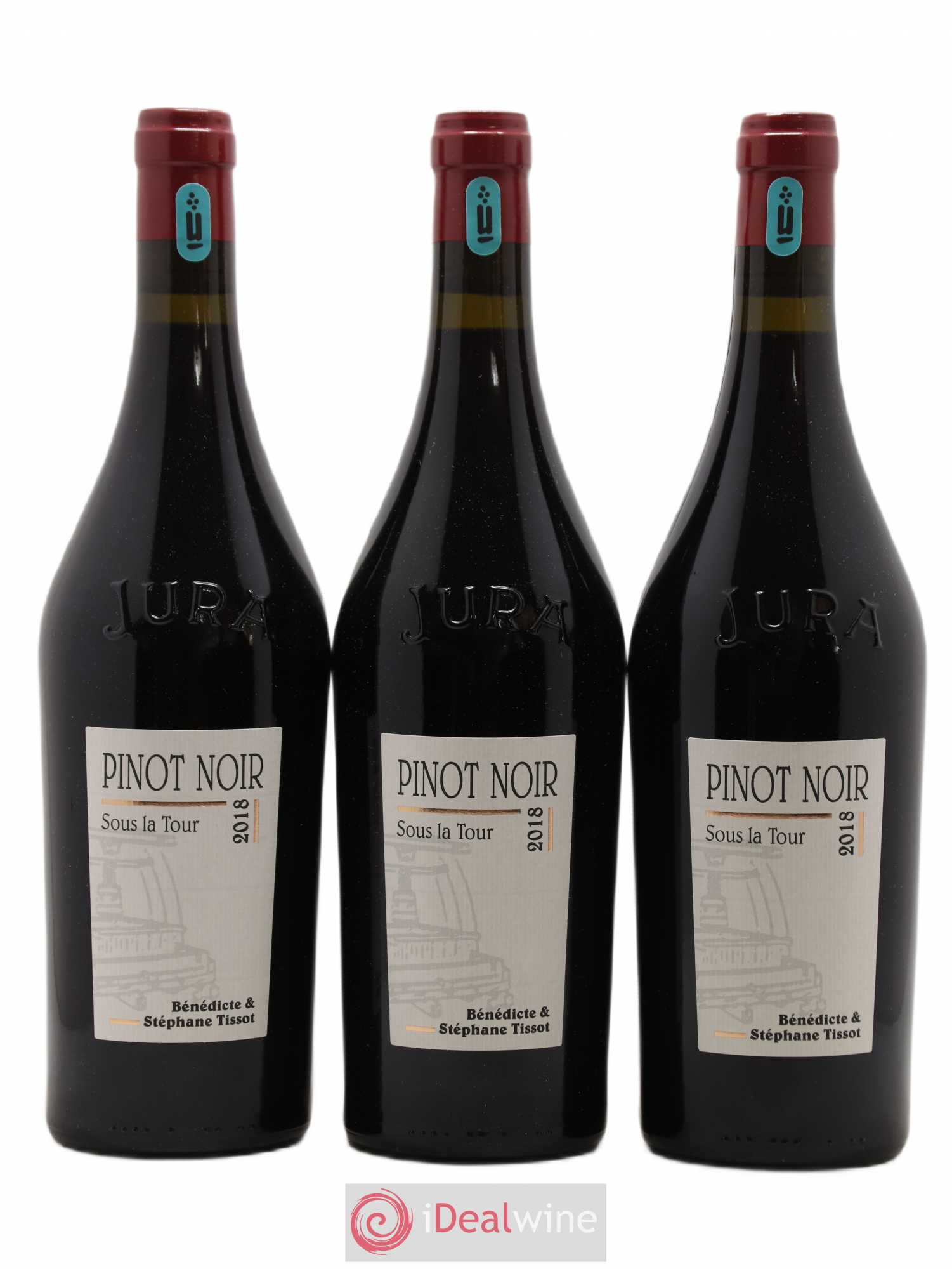 Arbois Sous la Tour Pinot Noir Bénédicte et Stéphane Tissot 2018 - Lot de 3 bouteilles - 0