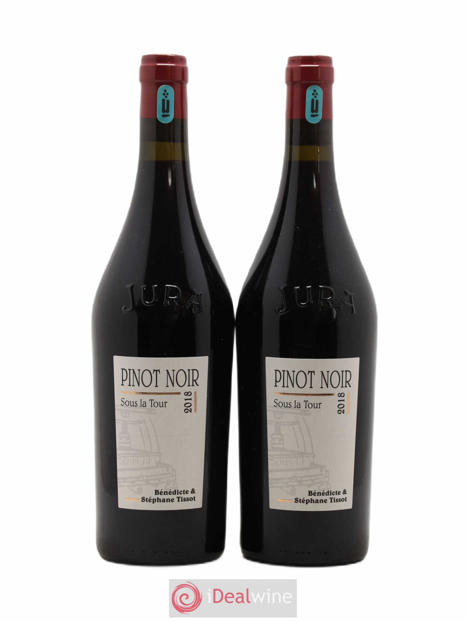 Arbois Sous la Tour Pinot Noir Bénédicte et Stéphane Tissot 2018 - Lot de 2 bouteilles - 0