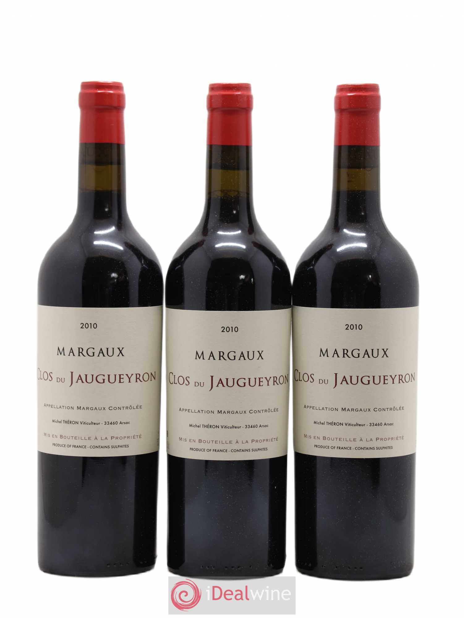 Clos du Jaugueyron 2010 - Lot de 3 bouteilles - 0