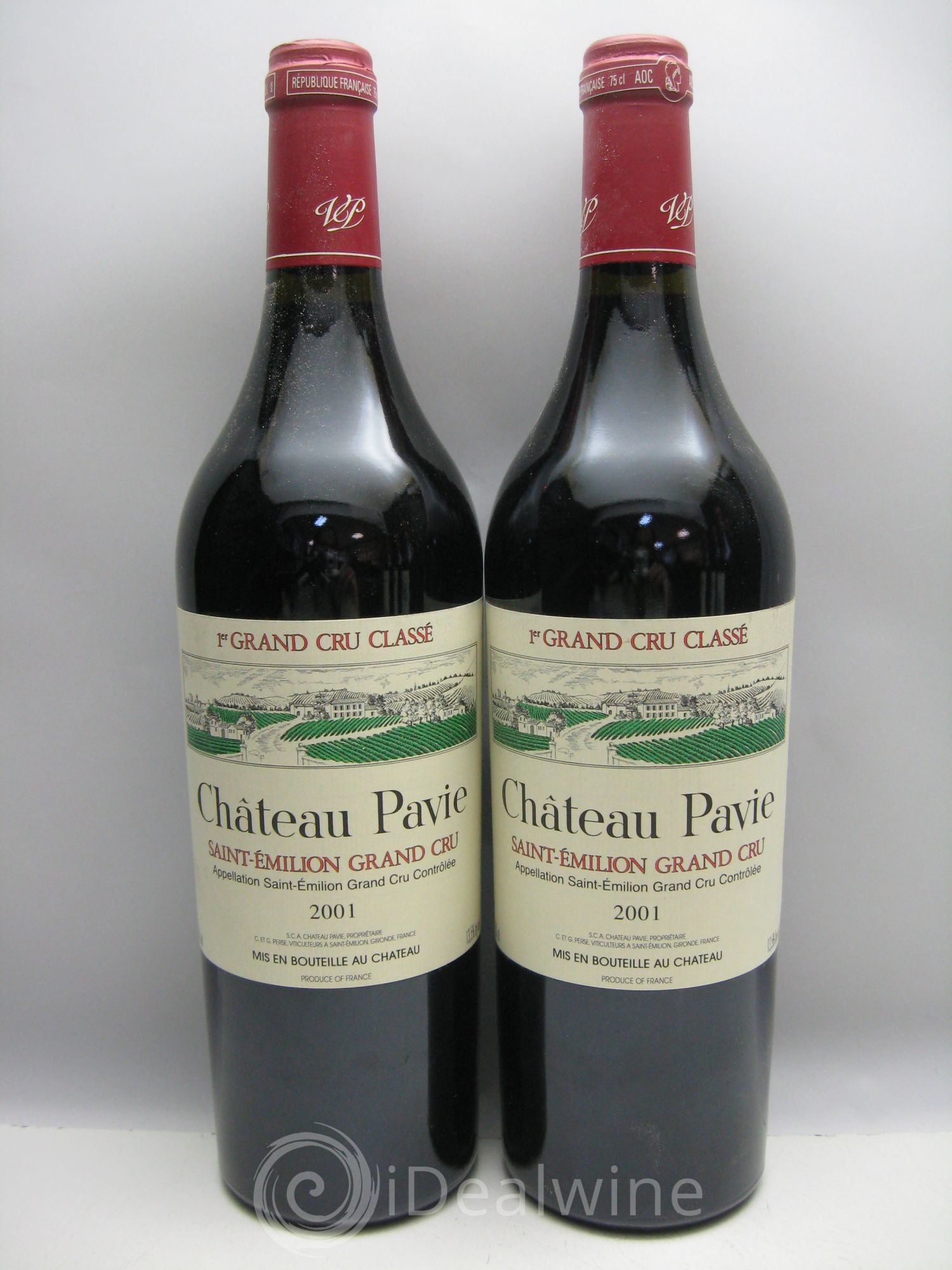 Château Pavie 1er Grand Cru Classé A (Cb sans couvercle) 2001 - Lot de 12 bouteilles - 3