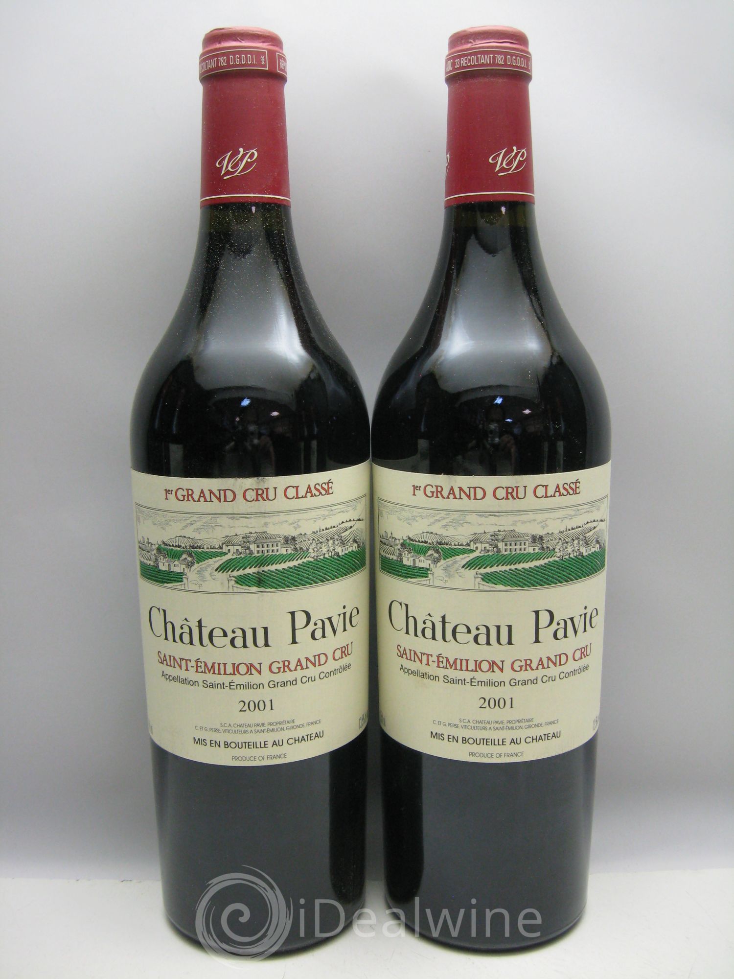 Château Pavie 1er Grand Cru Classé A (Cb sans couvercle) 2001 - Lot de 12 bouteilles - 4