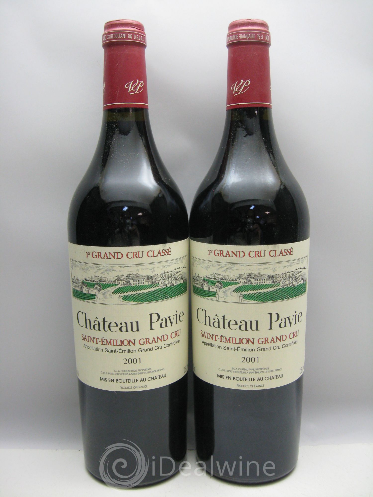 Château Pavie 1er Grand Cru Classé A (Cb sans couvercle) 2001 - Lot de 12 bouteilles - 5