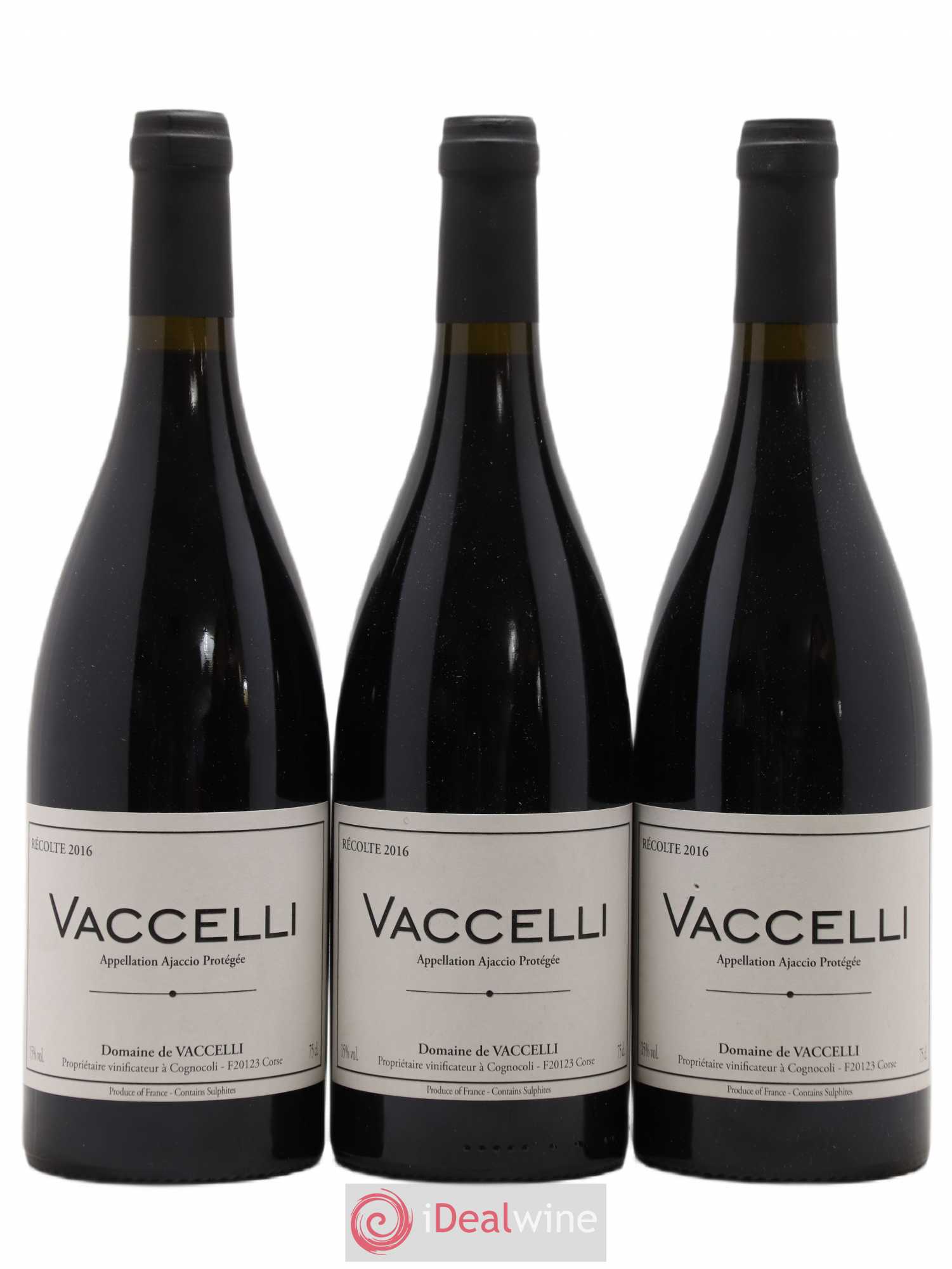 Ajaccio Vaccelli 2016 - Lot de 3 bouteilles - 0