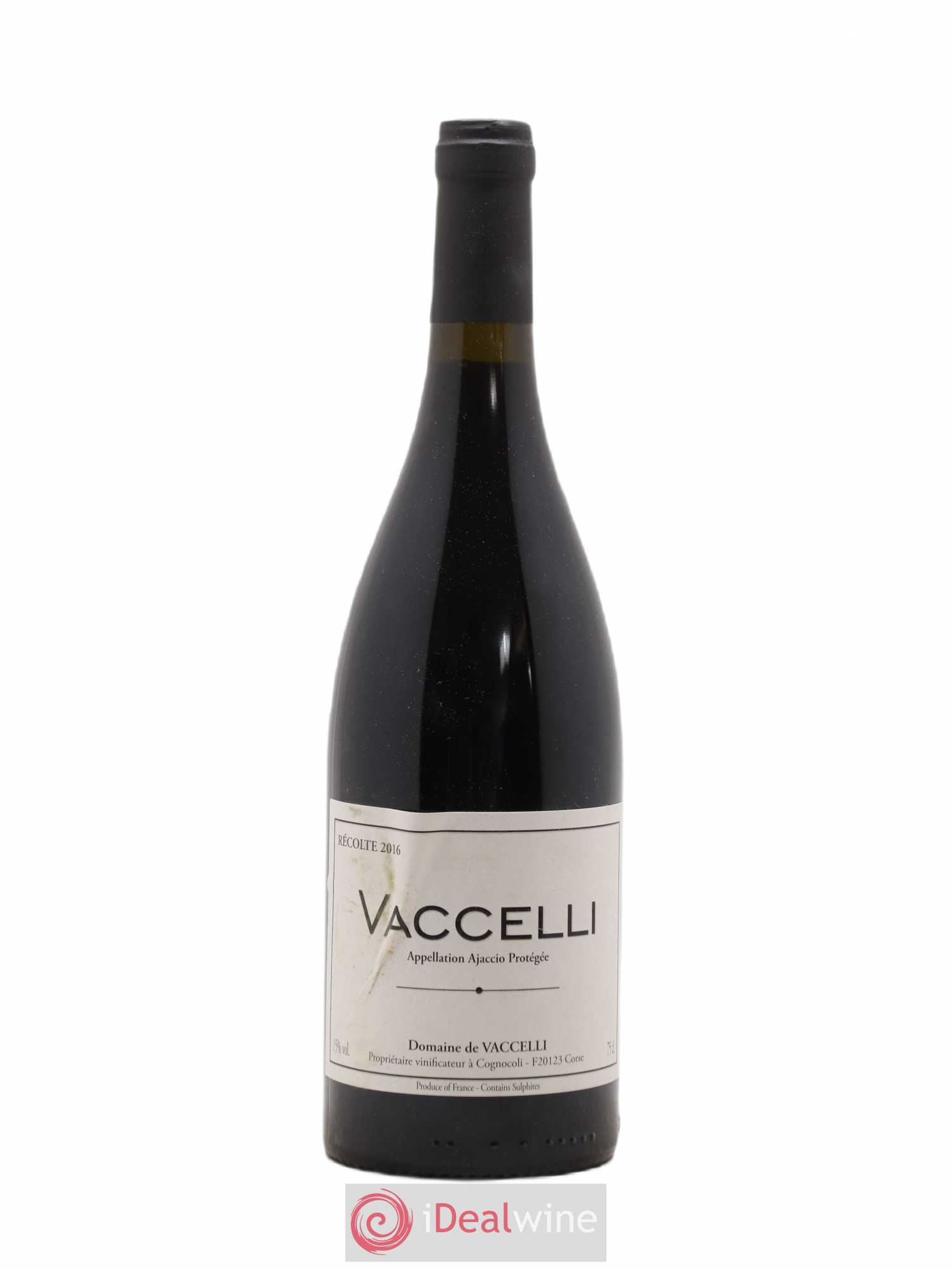 Ajaccio Vaccelli 2016 - Lot de 1 bouteille - 0