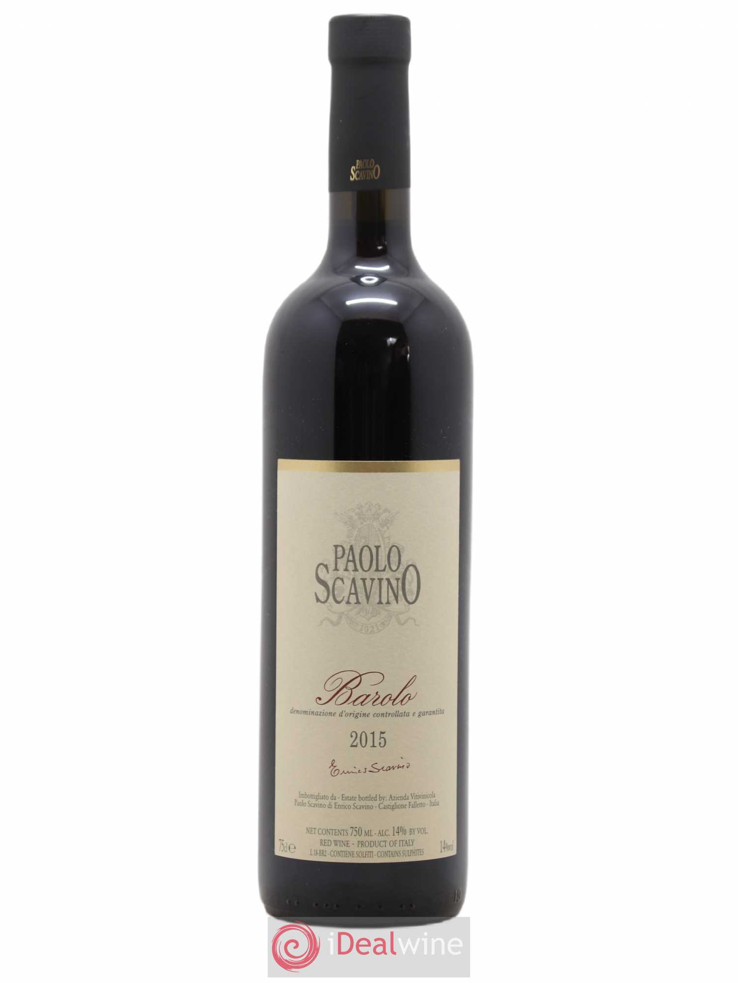 Barolo Emies Scavino 2015 - Lot de 1 bouteille - 0