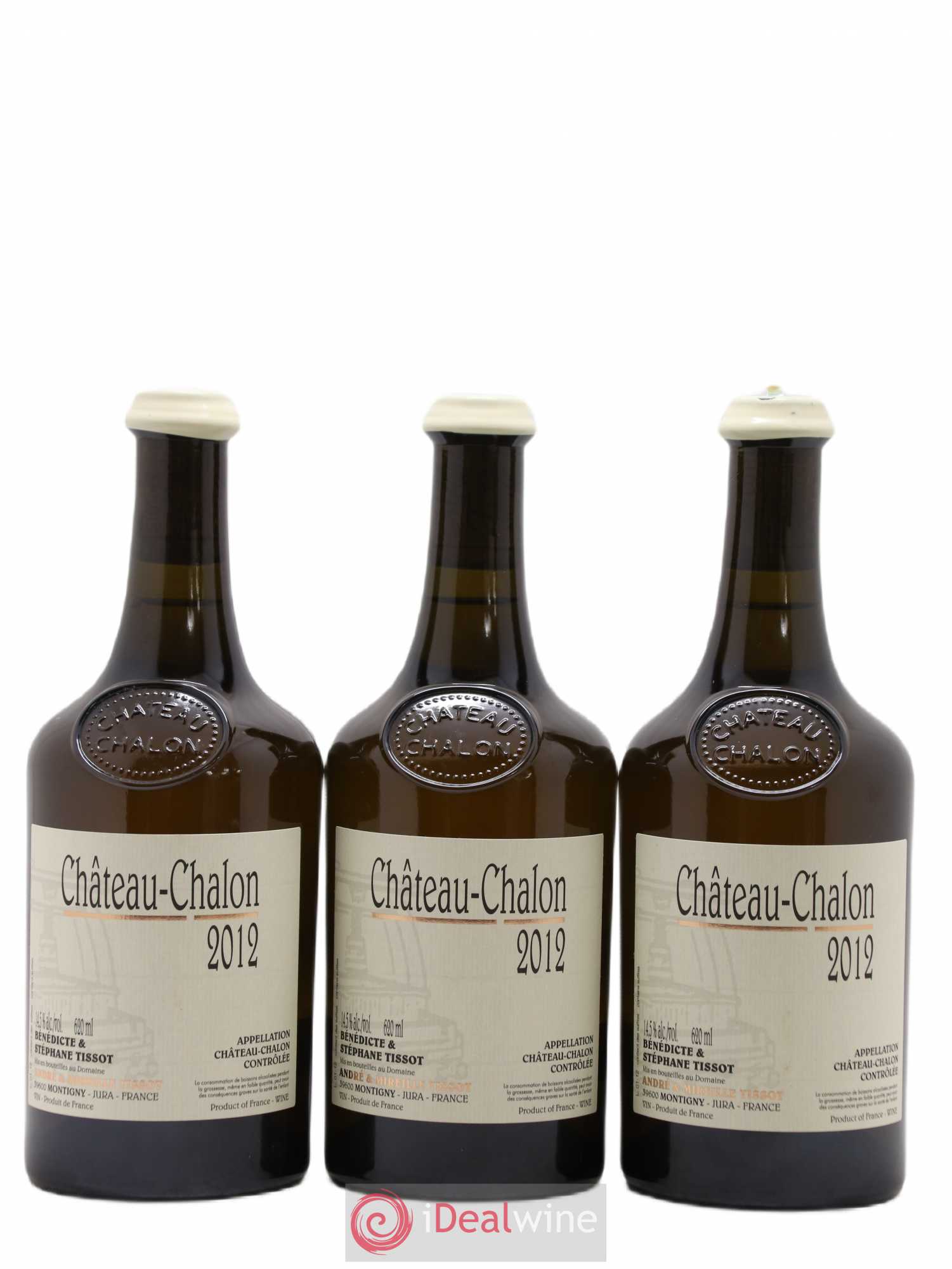Château-Chalon Bénédicte et Stéphane Tissot 2012 - Lot de 3 bouteilles - 0