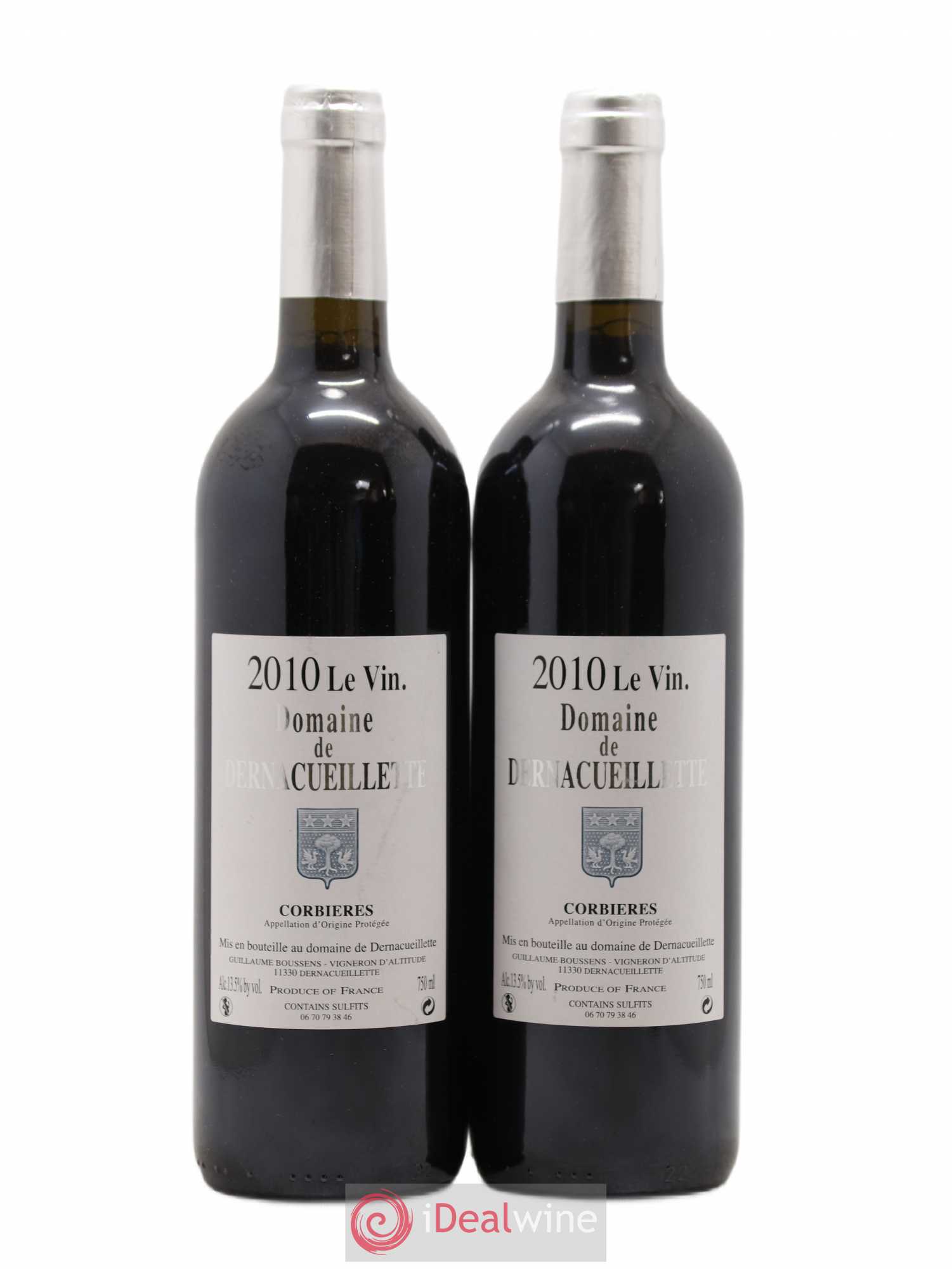 Corbières Dernacueillette 2010 - Posten von 2 Flaschen - 0
