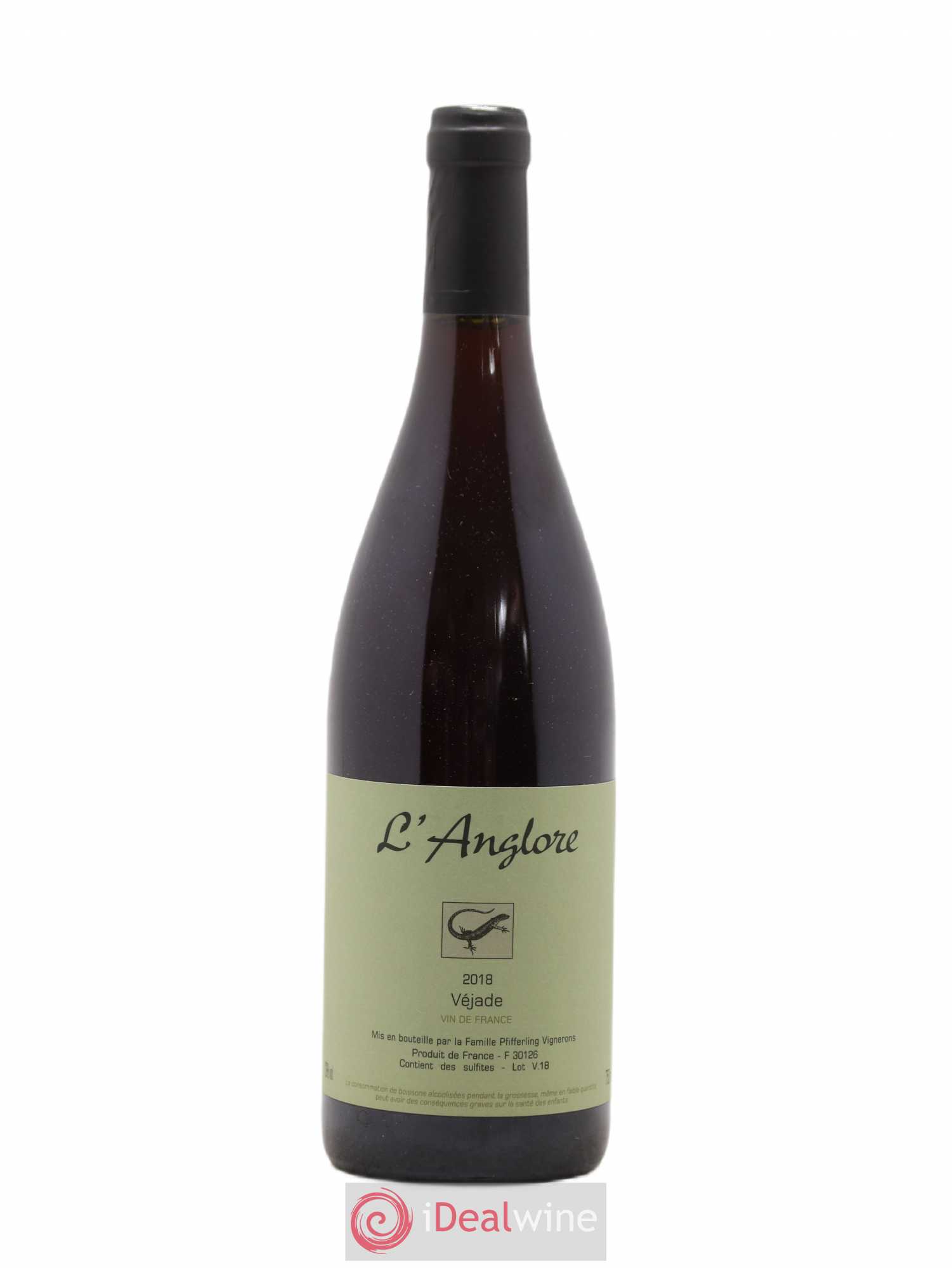 Vin de France Véjade L'Anglore 2018 - Lot de 1 bouteille - 0