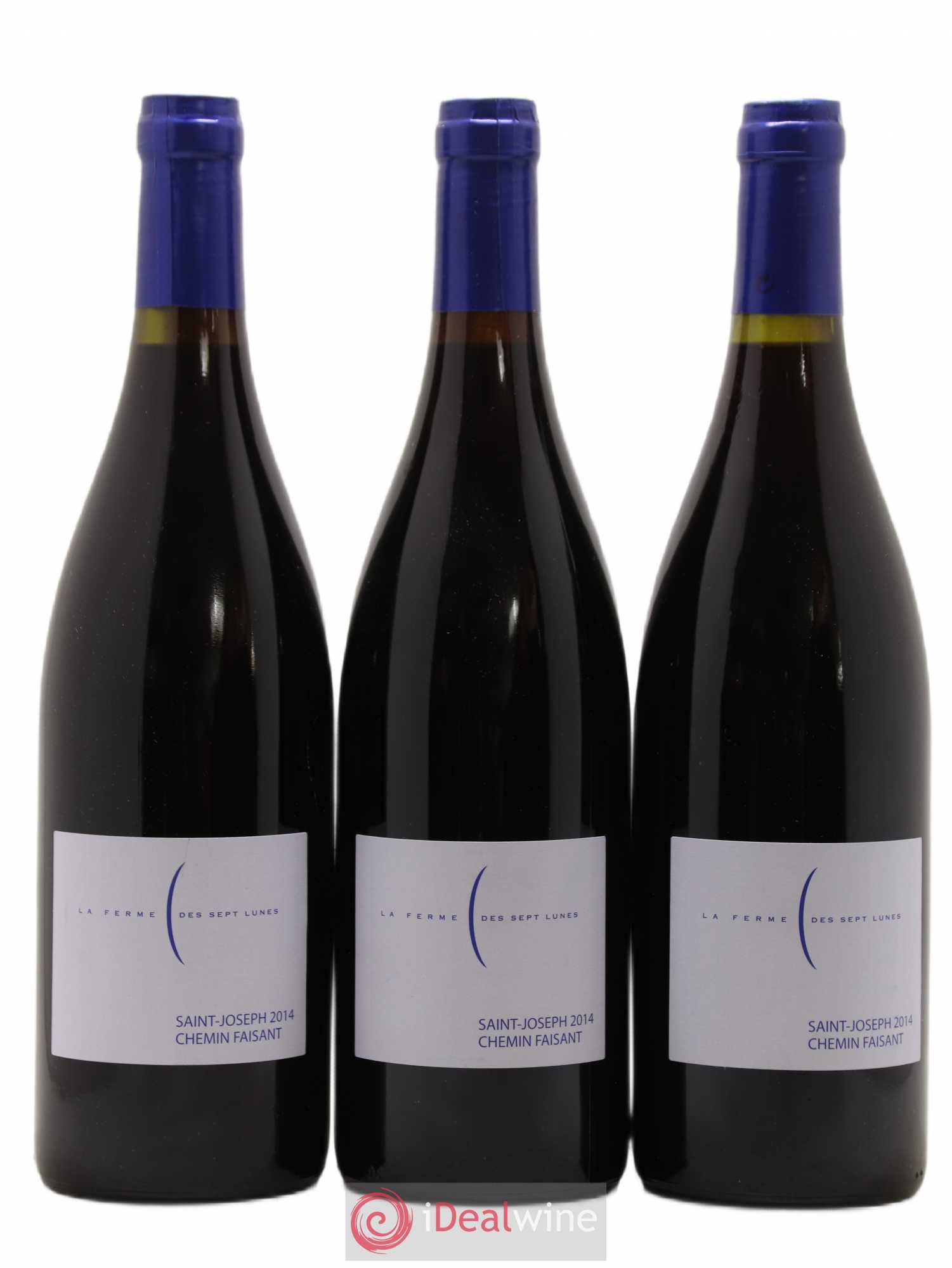 Saint-Joseph Chemin Faisant La Ferme des Sept Lunes 2014 - Lot de 3 bouteilles - 0